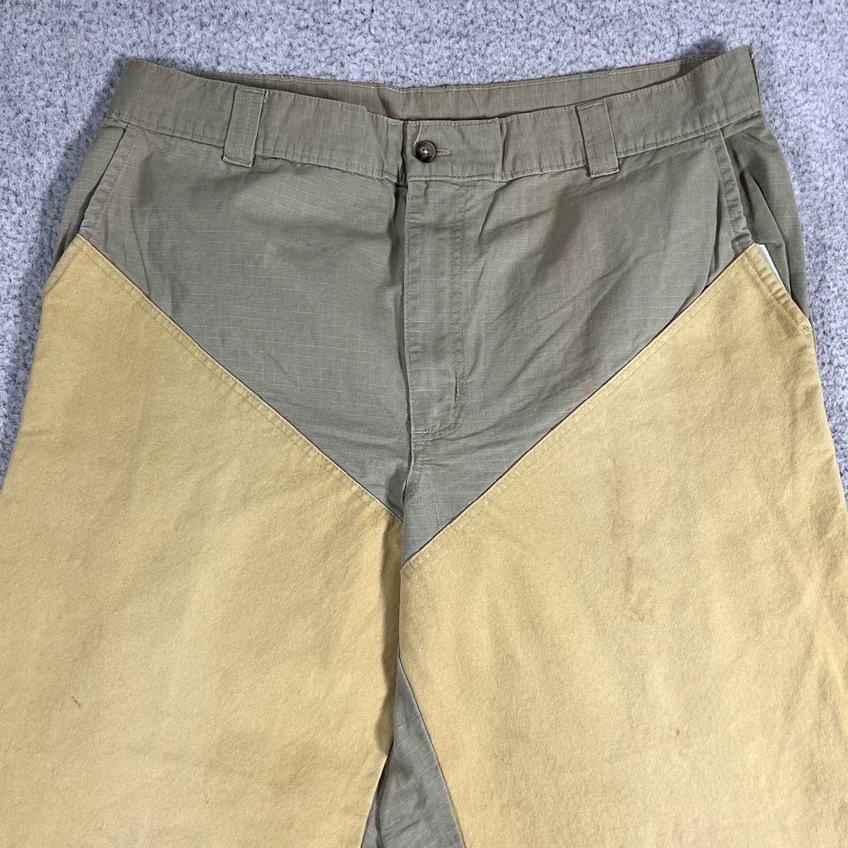 Orvis Orvis Pants Mens 38x29 Hunting Brush Guard Double Knee Vintage Outdoor Canvas Khakis Adults Regular Beige Front Flat Pockets 80s 90s Nature Mens Size US 38 / EU 54 - 5 Thumbnail