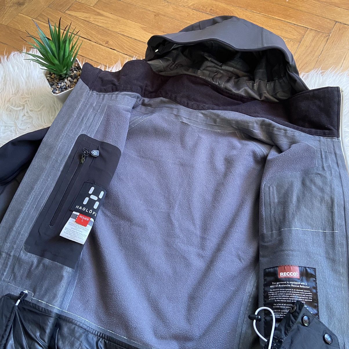 Haglofs × Vintage 📌 Haglofs Vintage Gore-Tex Recco Outdoor Jacket Size L / US 10 / IT 46 - 19 Thumbnail