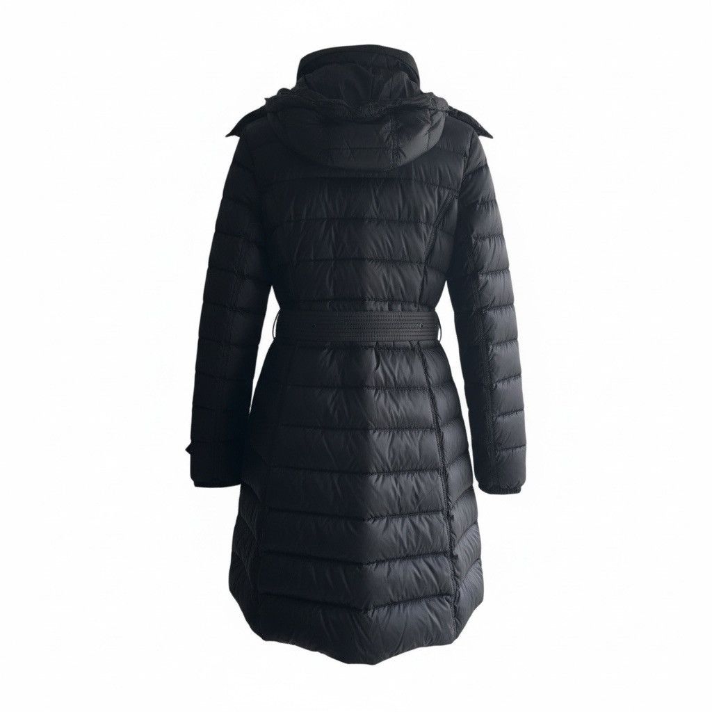 Burberry BURBERRY Brit Women's Black Belted Down Puffer Jacket Sz.S Size S / US 4 / IT 40 - 6 Thumbnail
