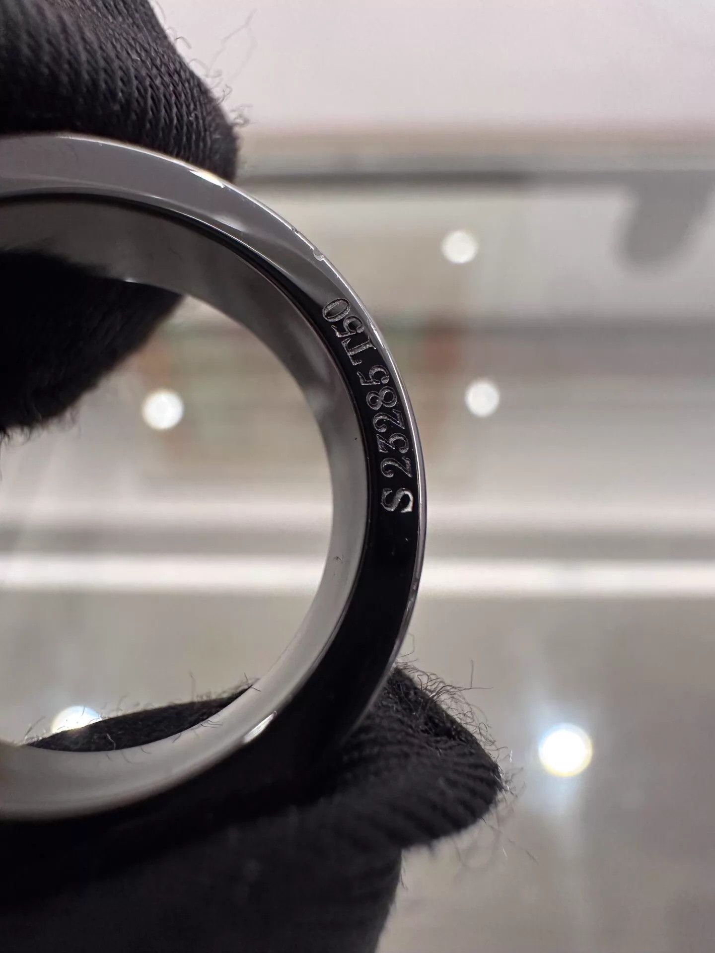 Chanel Chanel Ultra Black Ceramic Diamond-Set Ring Size 50 New Size ONE SIZE - 7 Thumbnail