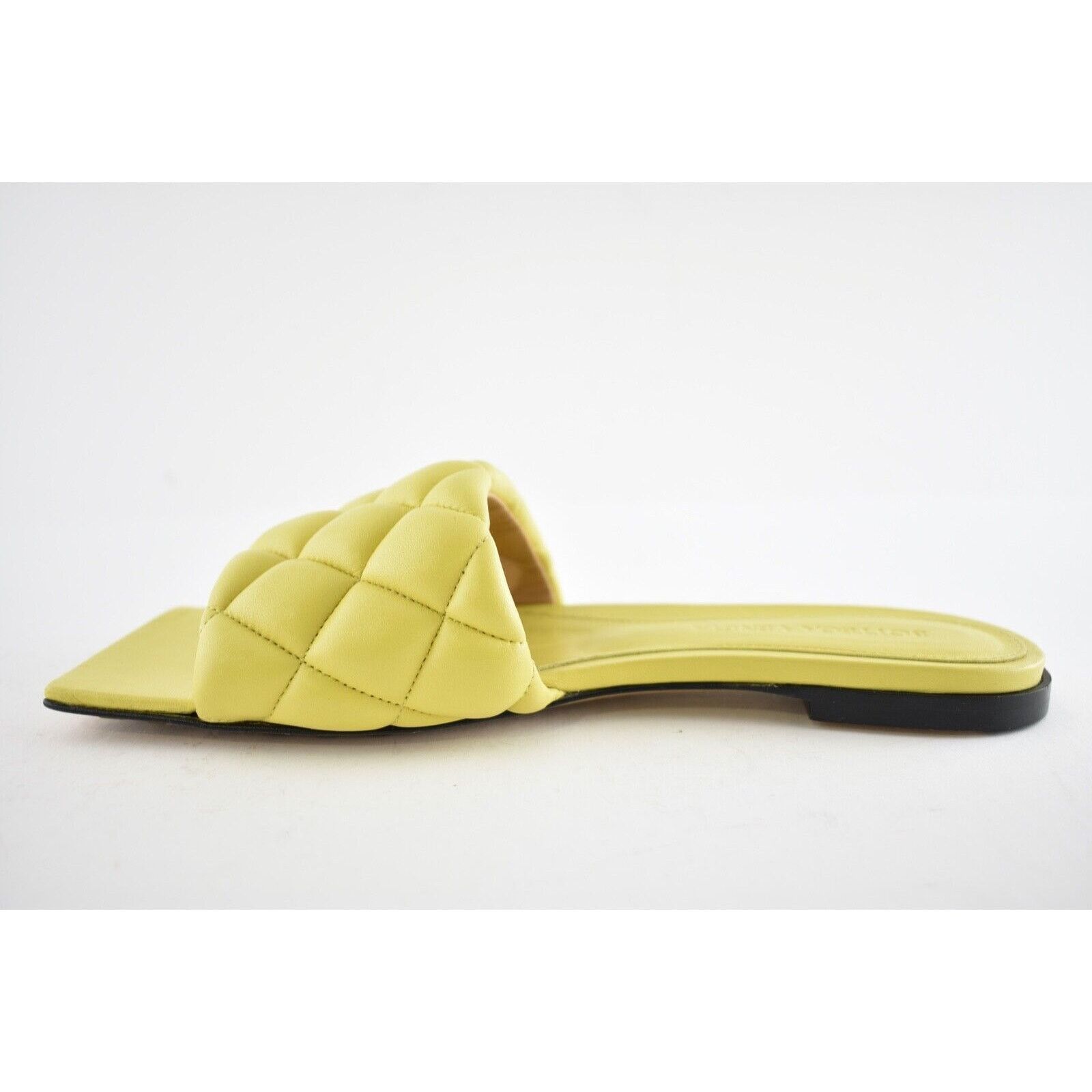 Bottega Veneta Bottega Veneta The Padded Flat Slides Pear Yellow Quilted Size US 6 / IT 36 - 10 Thumbnail