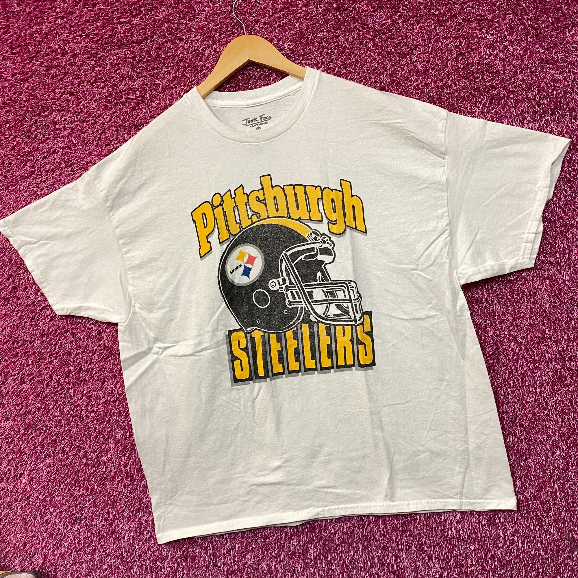 Junk Food Junk Food Pittsburgh Steelers Football Helmet Logo T-Shirt X Size US XL / EU 56 / 4 - 3 Thumbnail