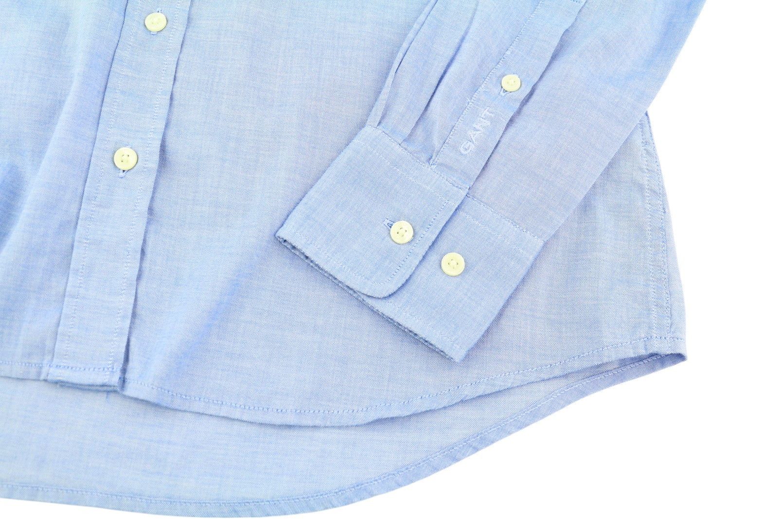Gant AIR OXFORD EU34 Blue Button-Down Collar Shirt 85120 Size XS / US 0-2 / IT 36-38 - 5 Thumbnail