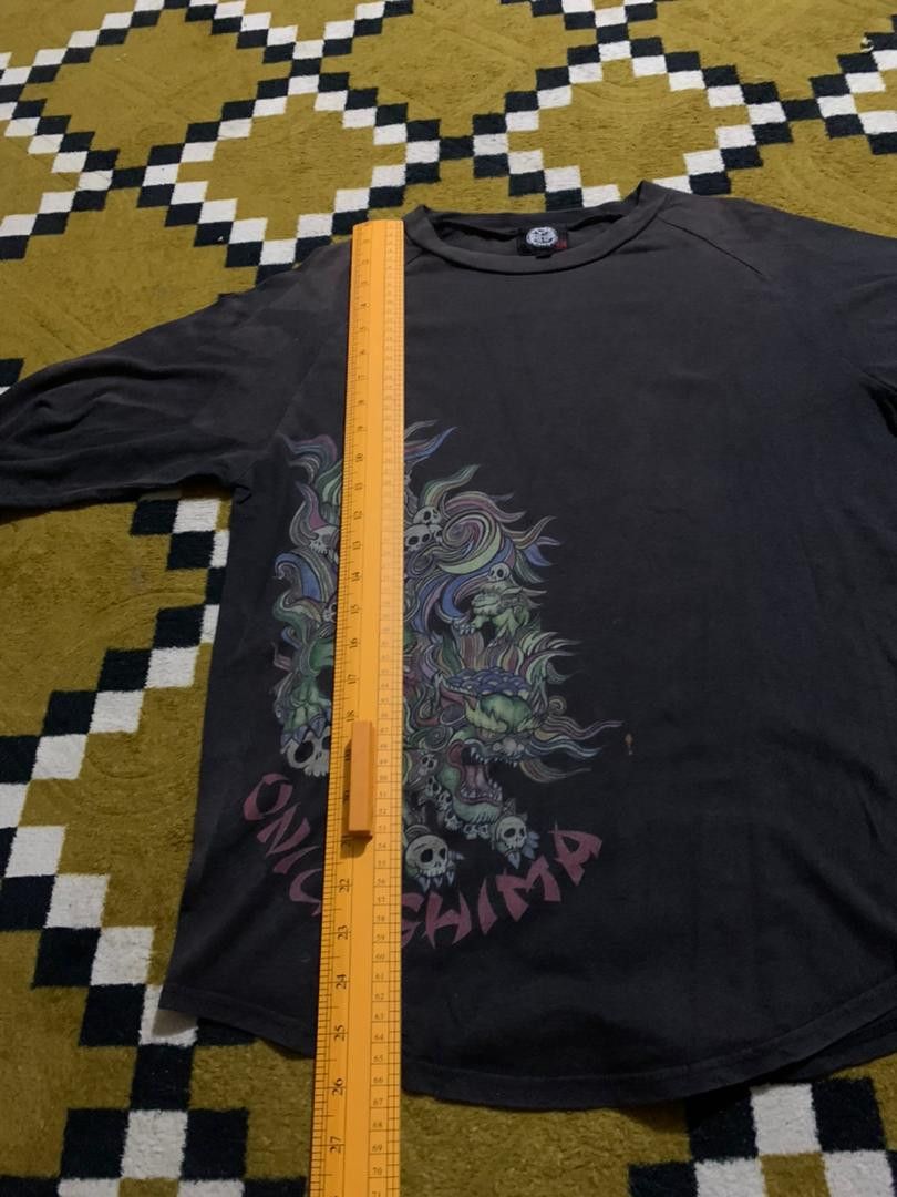 Japanese Brand e30 VINTAGE onigashima rock japan SUKAJAN SHIRT Size US L / EU 52-54 / 3 - 10 Thumbnail