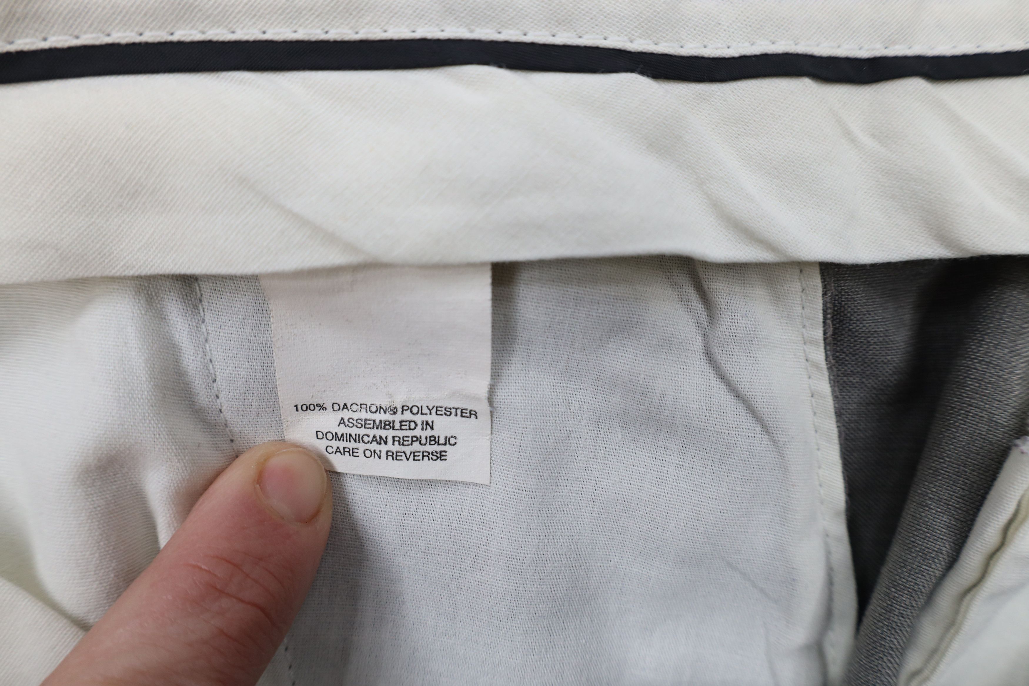 Levi's × Vintage Vintage 90s Levis Pleated Cuffed Wide Leg Chino Pants Gray Size US 34 / EU 50 - 10 Thumbnail