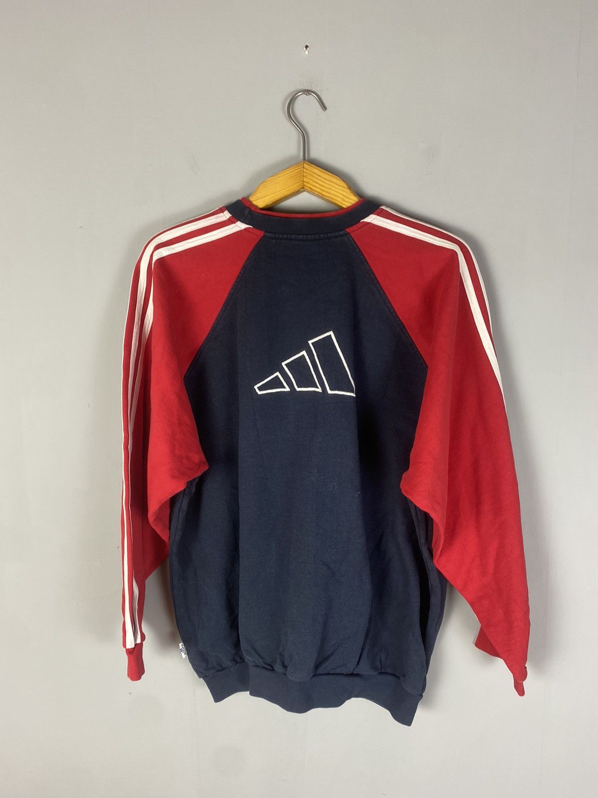 Adidas × Vintage Vintage 90s adidas sweatshirt big logo Size US XL / EU 56 / 4 - 5 Thumbnail