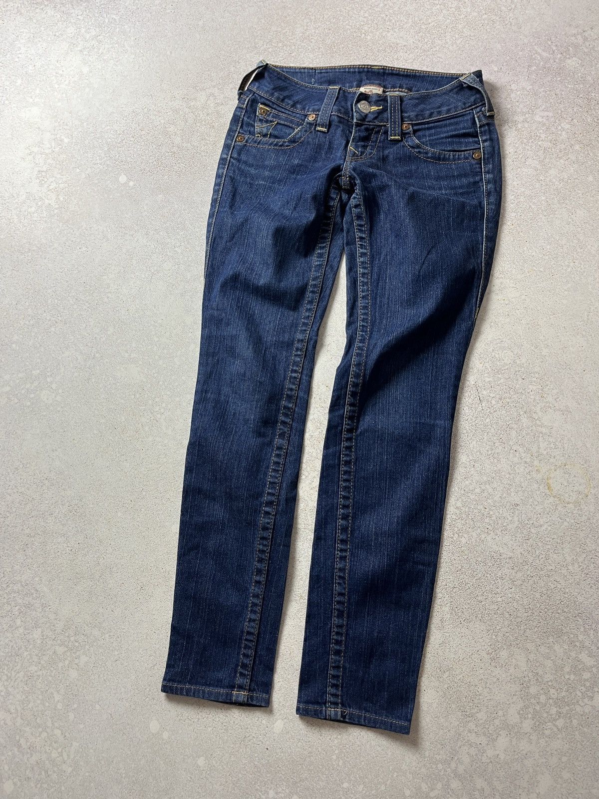True Religion DDP True Religion Stella Skinny Jeans Womens World Tour Y2K Size 26" / US 2 / IT 38 - 4 Thumbnail