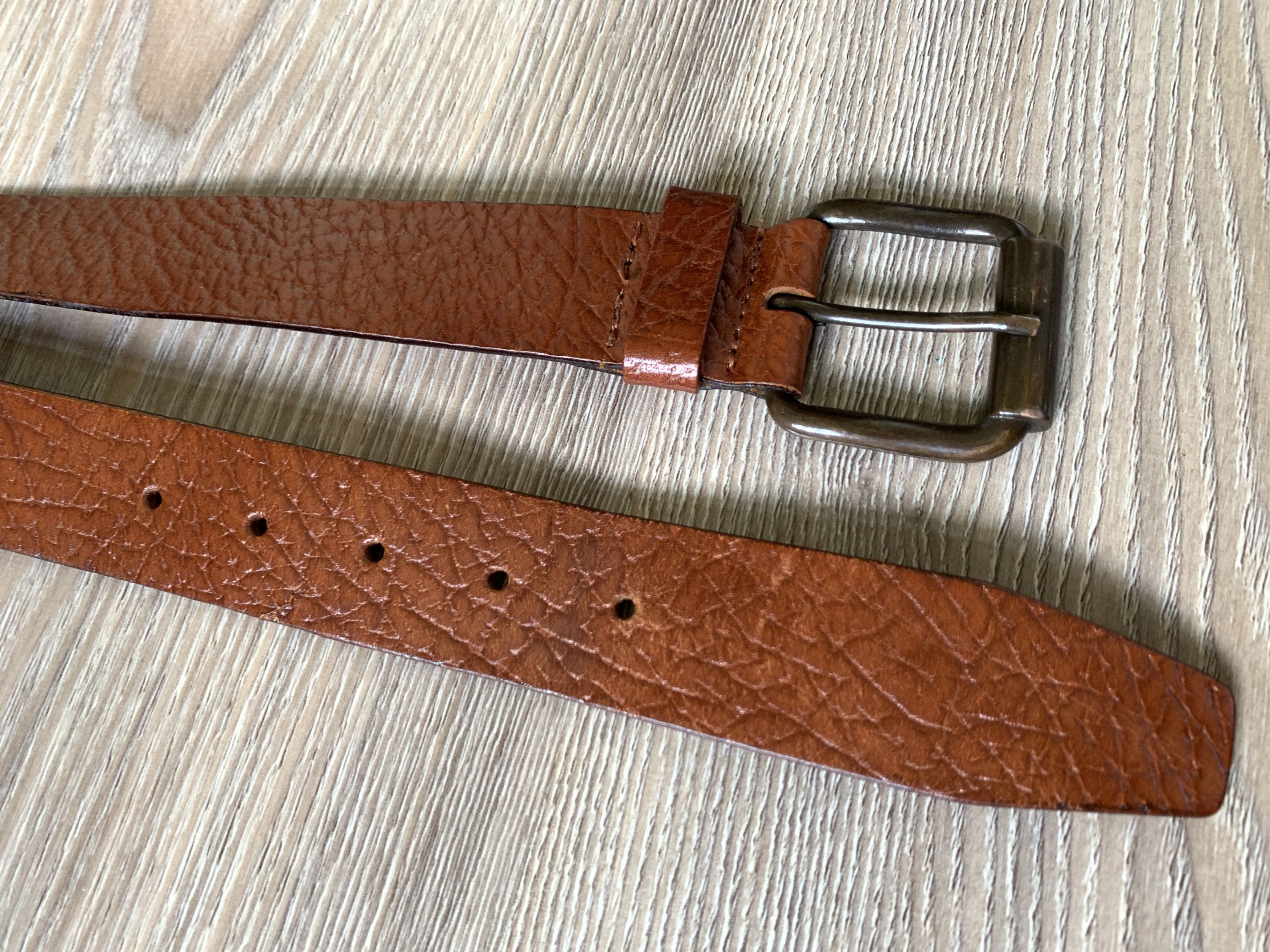 Esprit × Vintage Esprit Brown Classic Leather Belt Size ONE SIZE - 5 Thumbnail