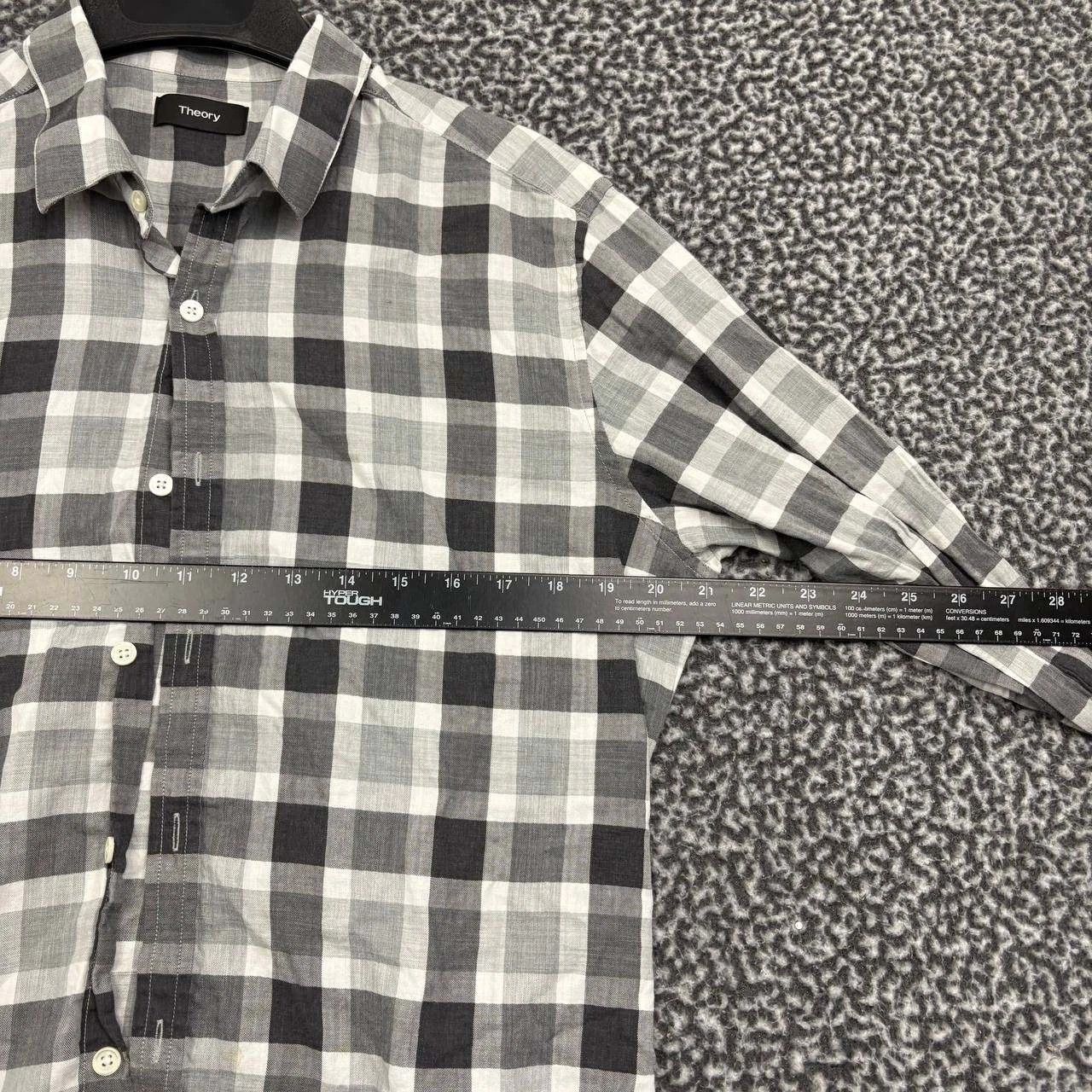 Theory Theory Shirt Men Checked Button Up Long Sleeve Collared M Size US M / EU 48-50 / 2 - 5 Thumbnail
