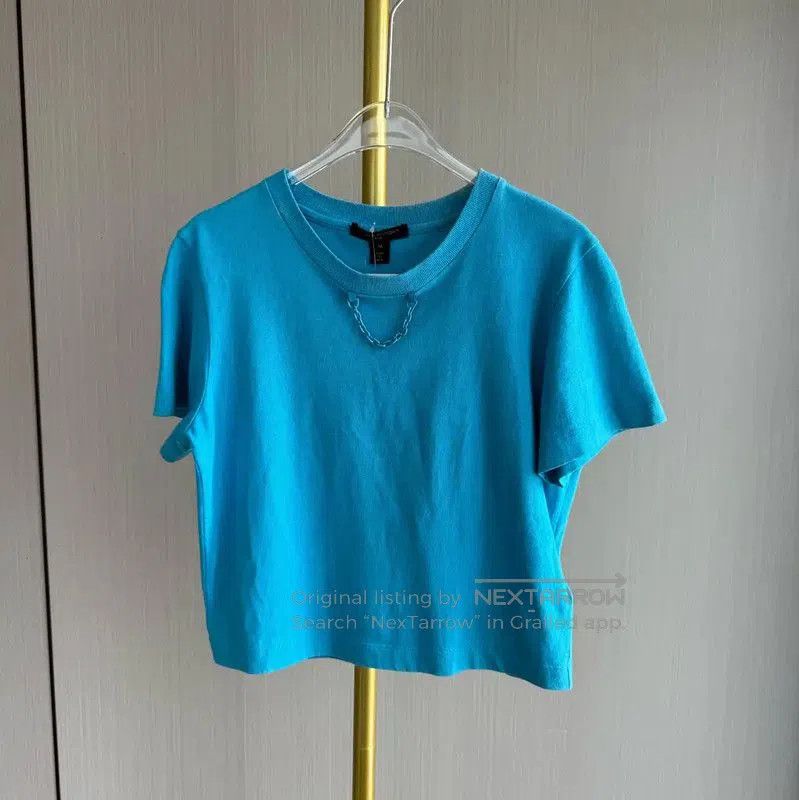 Louis Vuitton Louis Vuitton Blue Cotton T. Size M / US 6-8 / IT 42-44 - 1 Thumbnail