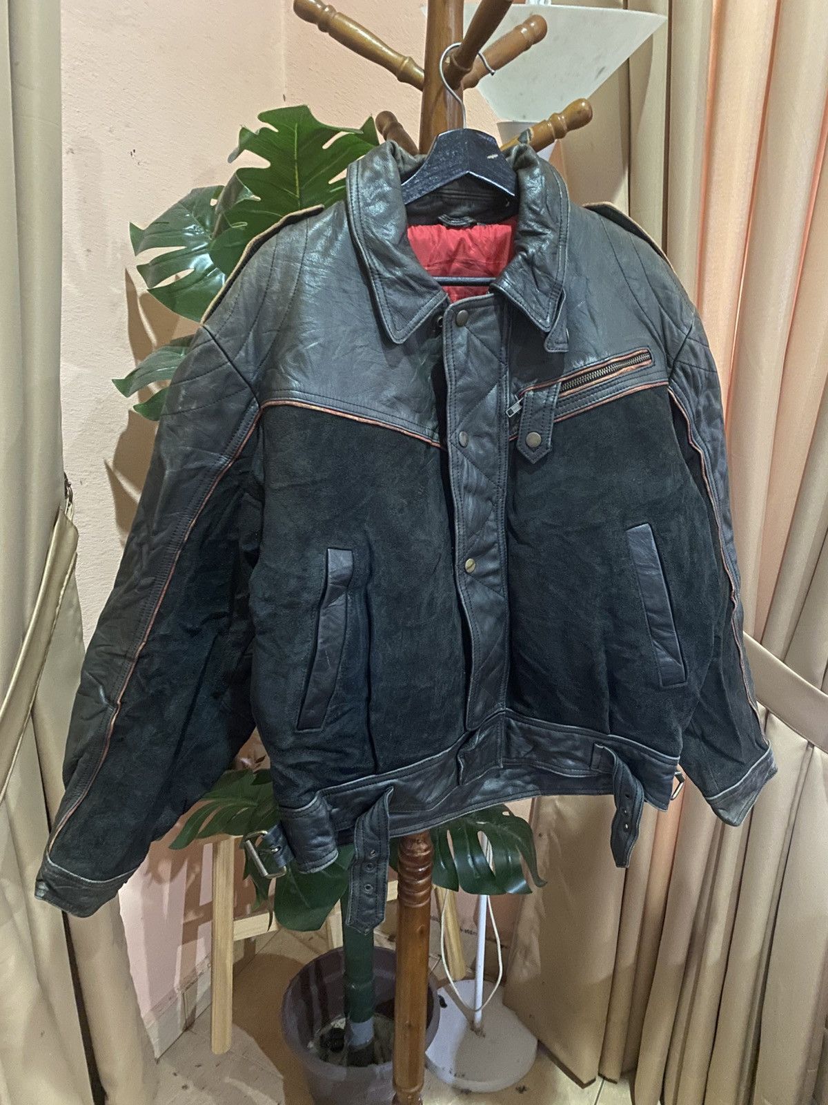 Yamaha Vintage Yamaha Racing Sports Leather & Suede Biker Jacket Size US L / EU 52-54 / 3 - 5 Thumbnail