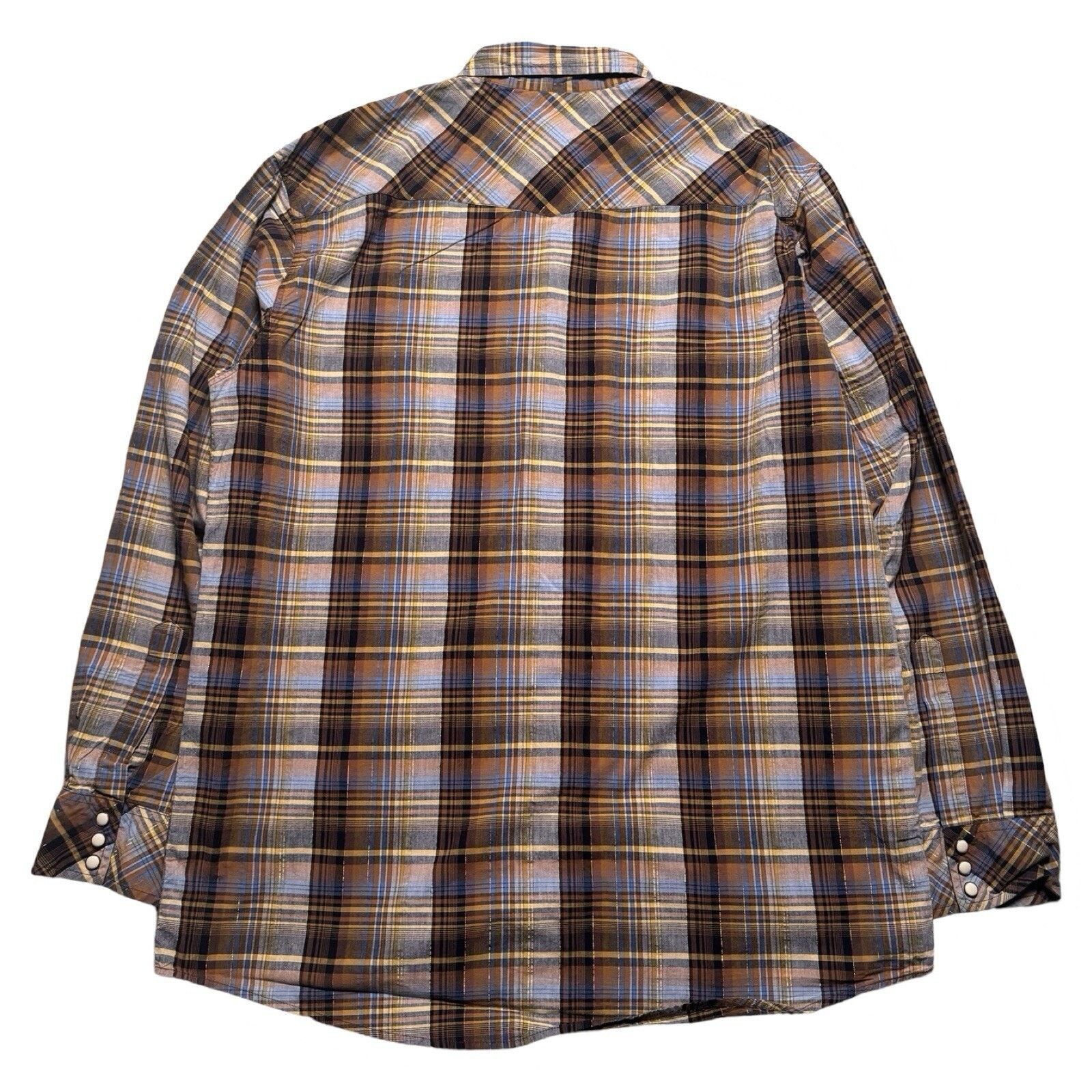 Express Vintage Y2K Express Pearl Snap Long Sleeve Button Shirt Size US XL / EU 56 / 4 - 6 Thumbnail