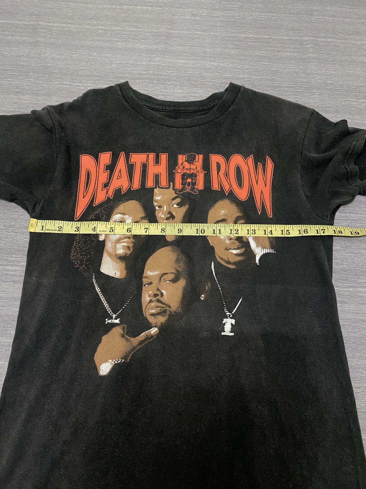 Death Row Records × Dr. Dre × Snoop Dogg Vintage Death Row Records Snoop Dogg Dr.Dre Plain Faded Tee Size US S / EU 44-46 / 1 - 7 Thumbnail