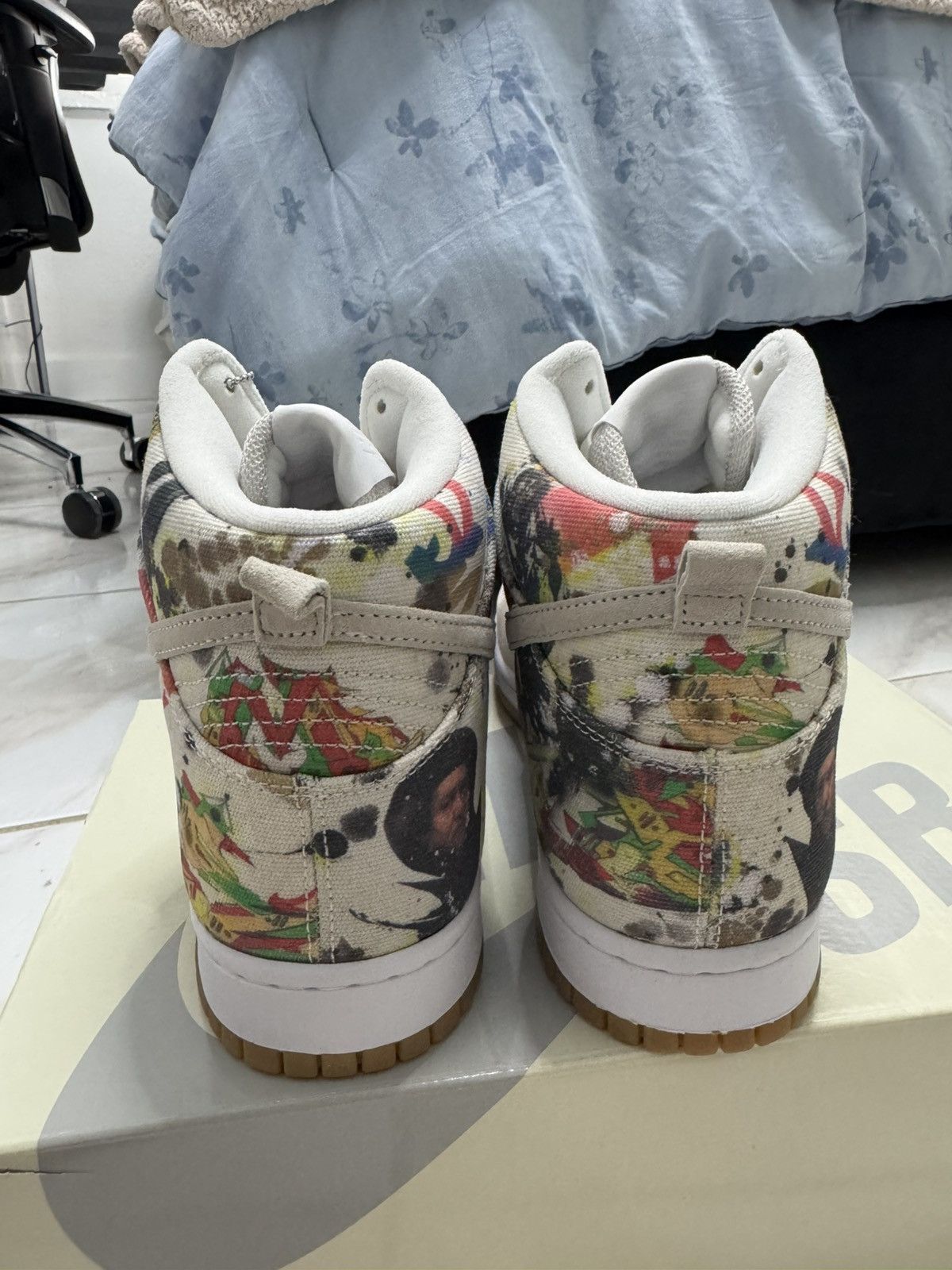 Nike SB Nike SB Dunk High Supreme Rammellzee Sz 12 DS Size US 12 / EU 45 - 5 Thumbnail