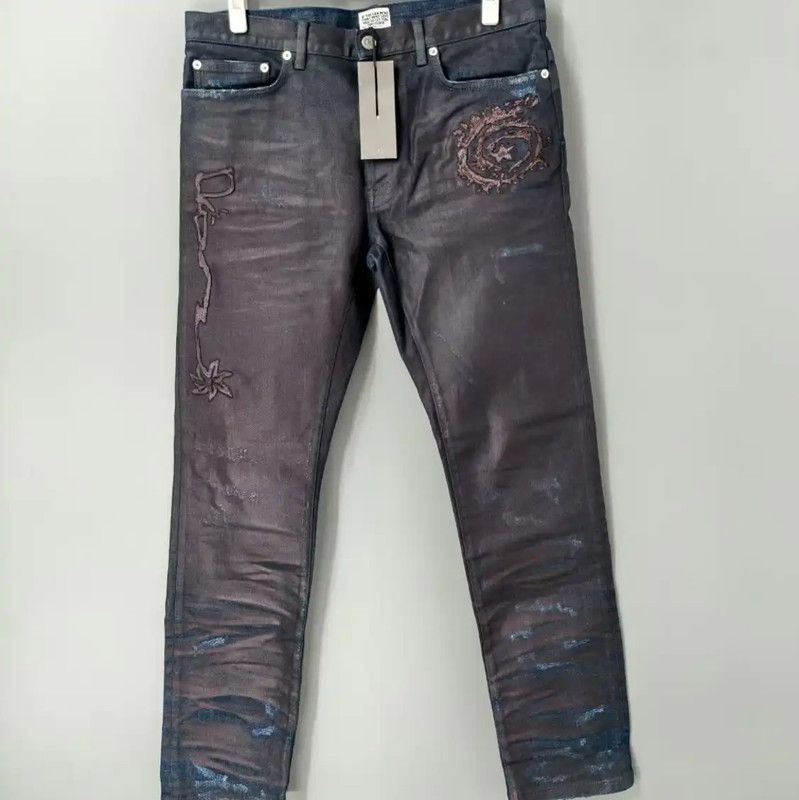 Dior Dior Black Denim Casual Pants for Men 0089 Size US 32 / EU 48 - 1 Thumbnail