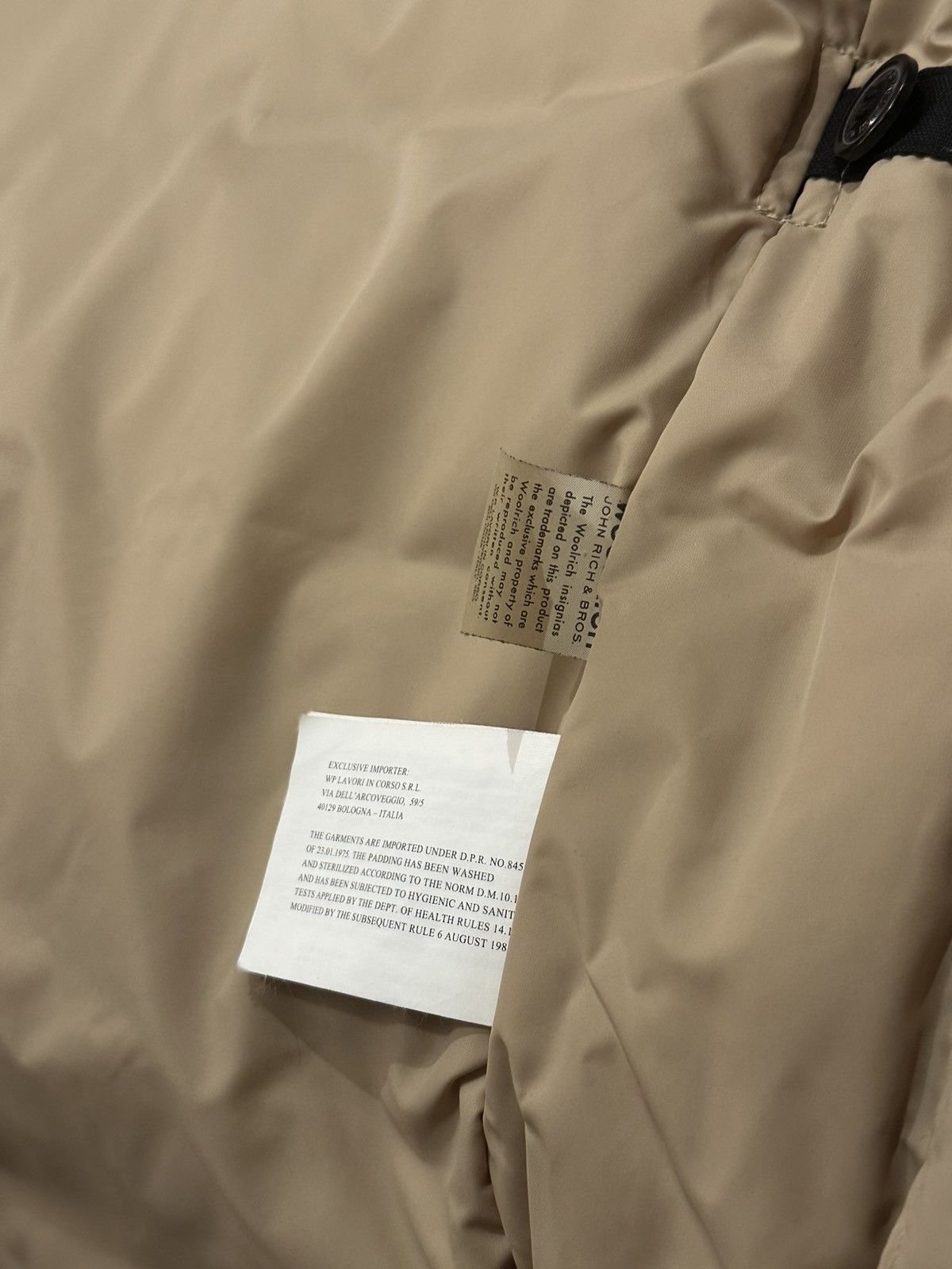 Woolrich Woolen Mills Black Woolrich parka with detachable fur hood Size US L / EU 52-54 / 3 - 7 Thumbnail