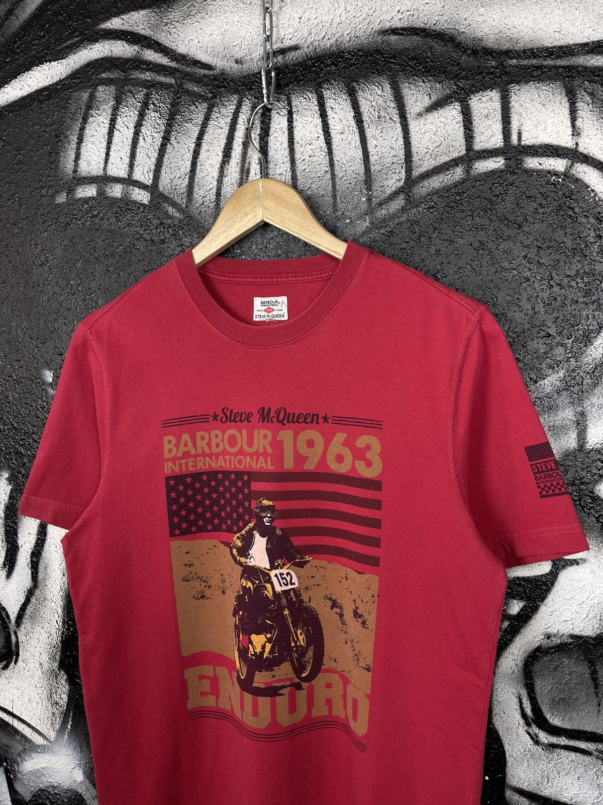 Barbour Barbour International Steeve McQueen 1963 Enduro T-Shirt Size US M / EU 48-50 / 2 - 3 Thumbnail