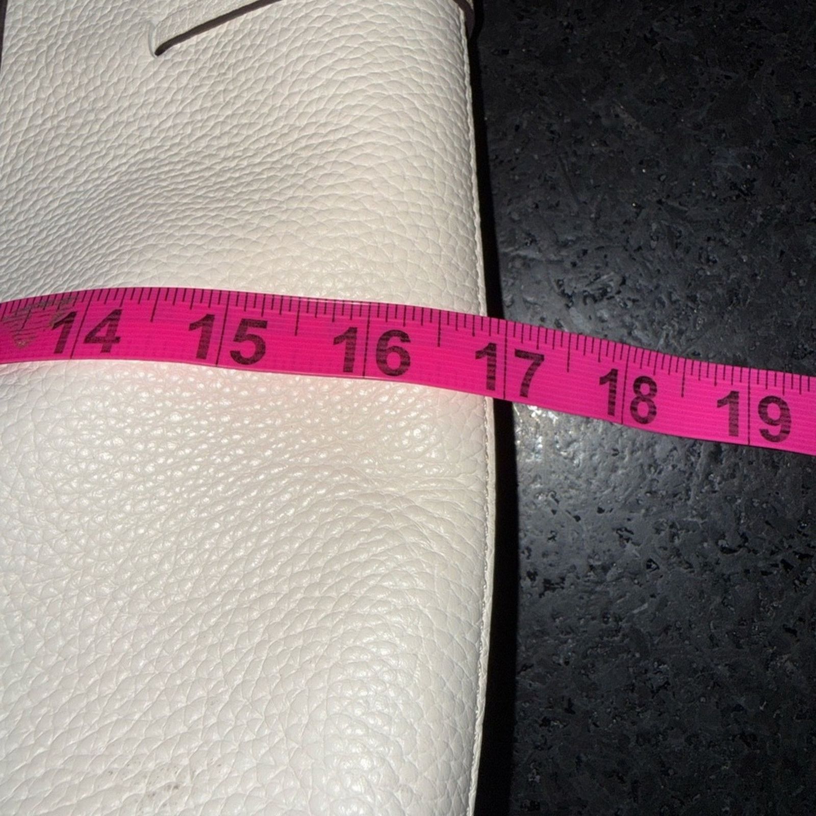 Kate Spade Kate Spade Hayes Ivory Pebbled Leather Double Handles Tote Size ONE SIZE - 13 Thumbnail