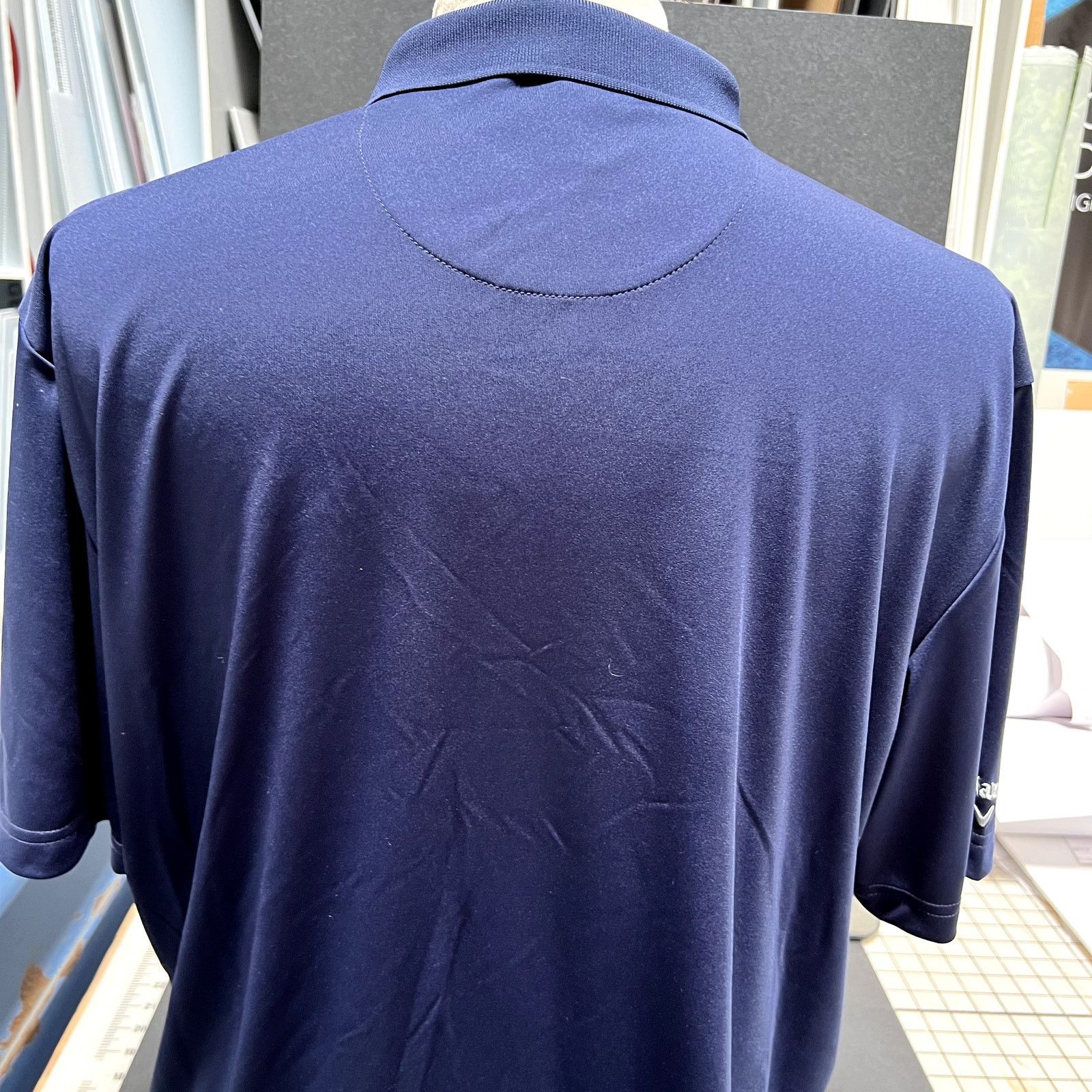 Callaway Callaway Mens Opti-Dri S/S Collared Peacoat Polo Shirt SZ L Size US L / EU 52-54 / 3 - 7 Thumbnail