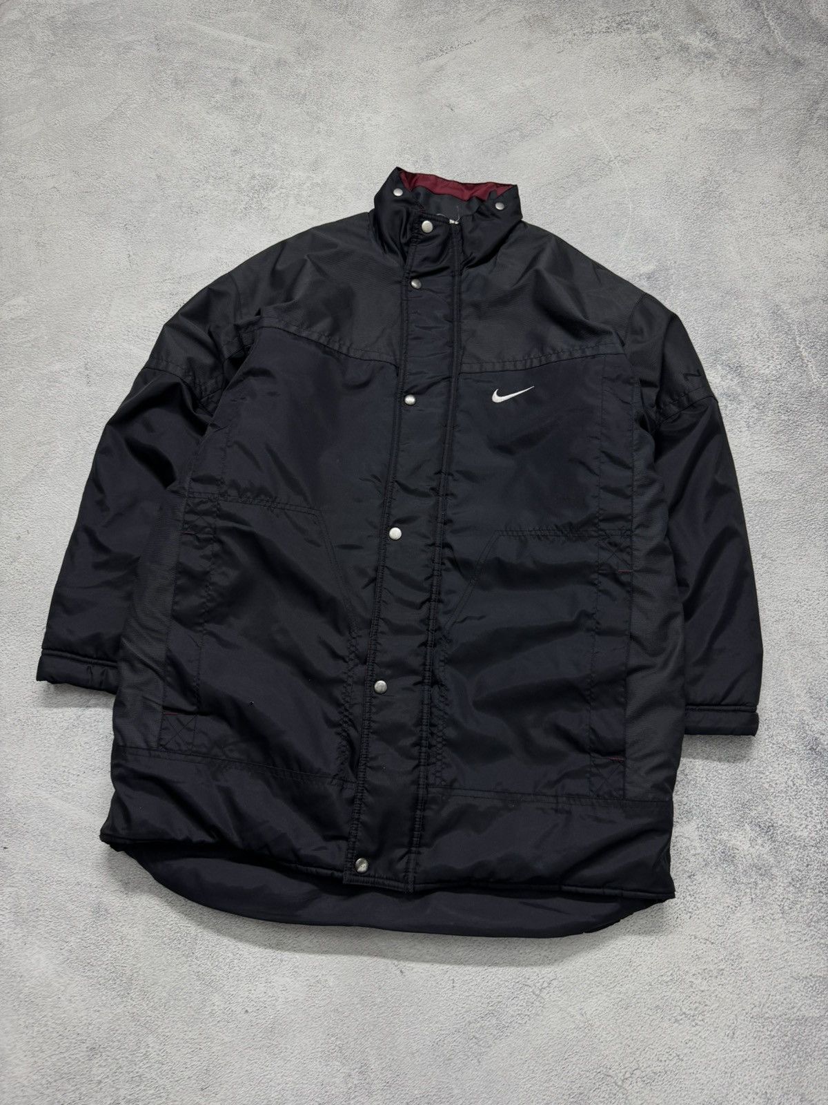Nike Vintage Y2k Nike Nylon Mini Swoosh Jacket 00’s Size US S / EU 44-46 / 1 - 1 Thumbnail