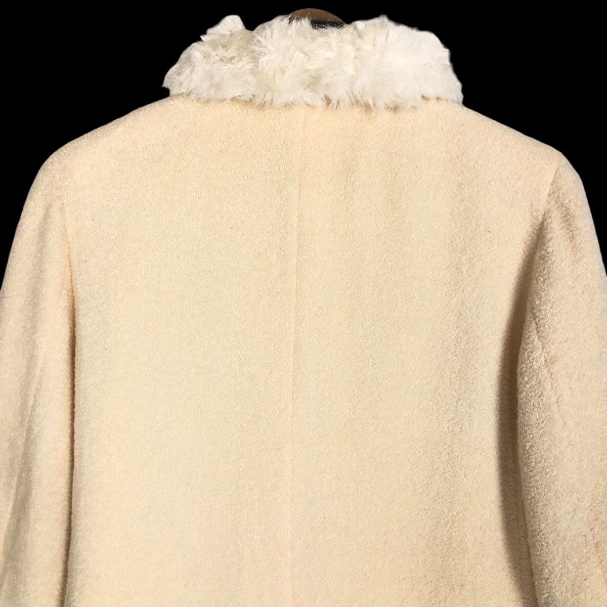 Designer × agnes b. Vintage Agnes B Paris Laine Wool Overcoat Size S / US 4 / IT 40 - 21 Thumbnail