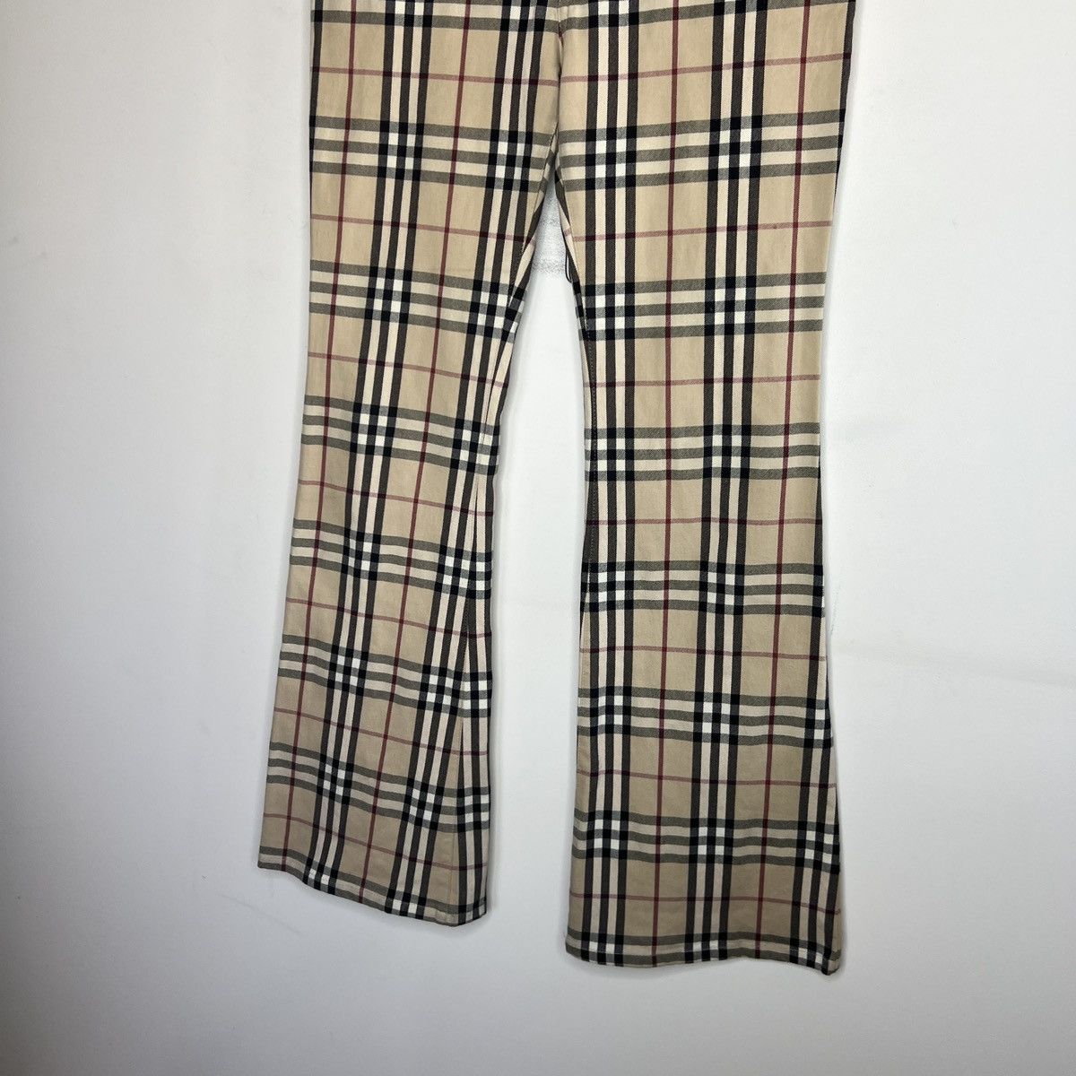Burberry Bootcut Y2k Burberry London Womens Check Nova Trousers Pants Size 30" / US 8 / IT 44 - 2 Thumbnail