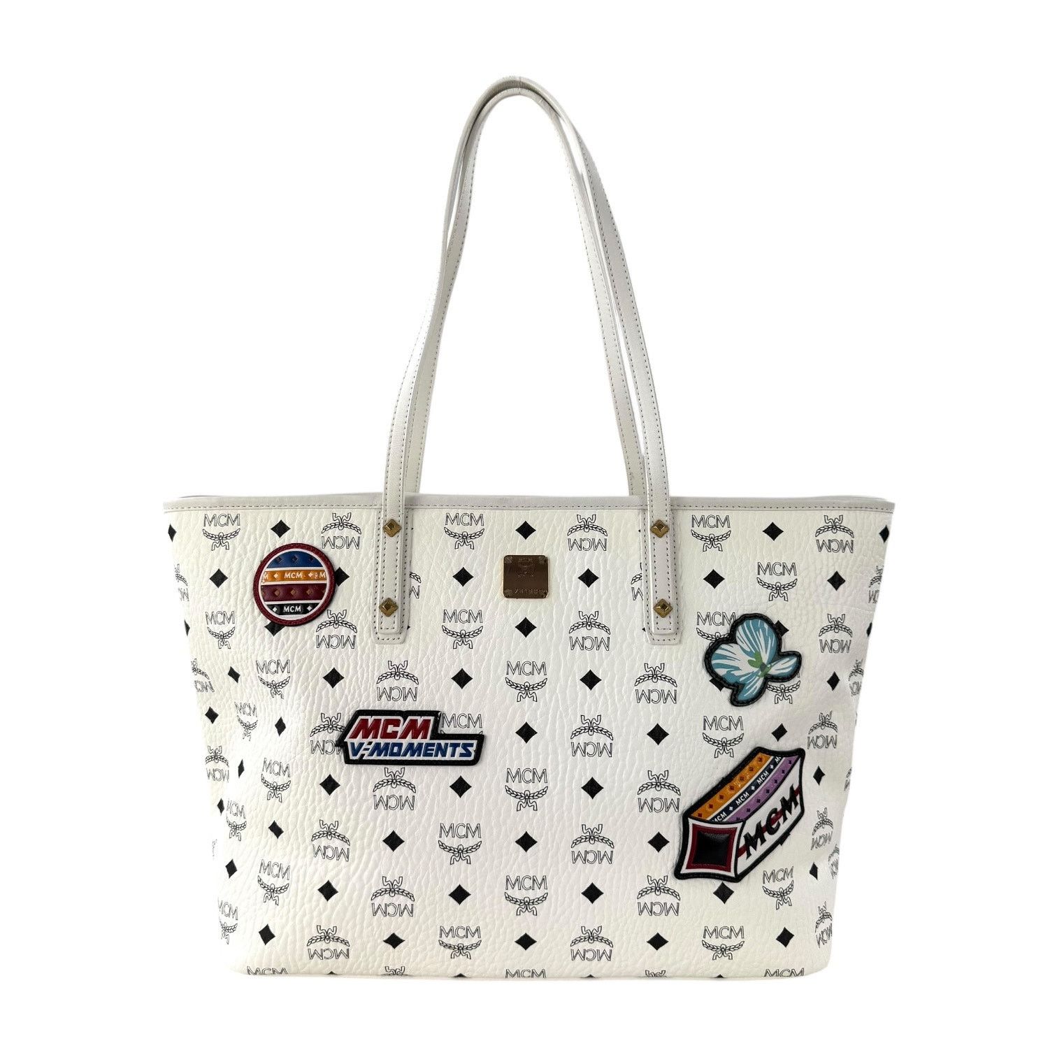 MCM MCM Monogram Victory Patch Anya Zip Tote & Pochette Size ONE SIZE - 1 Thumbnail