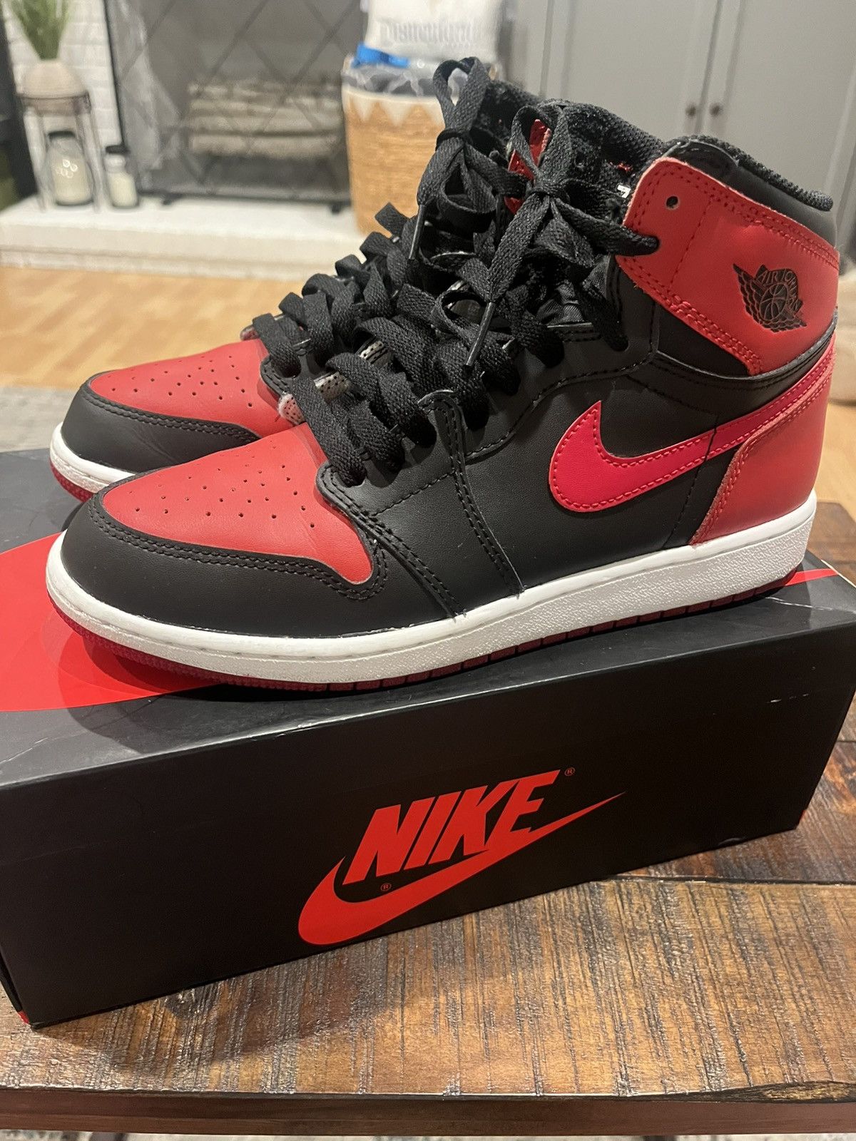 Nike Nike Jordan 1 “Banned” Bred OG 2016 Size US 7 / EU 40 - 1 Thumbnail