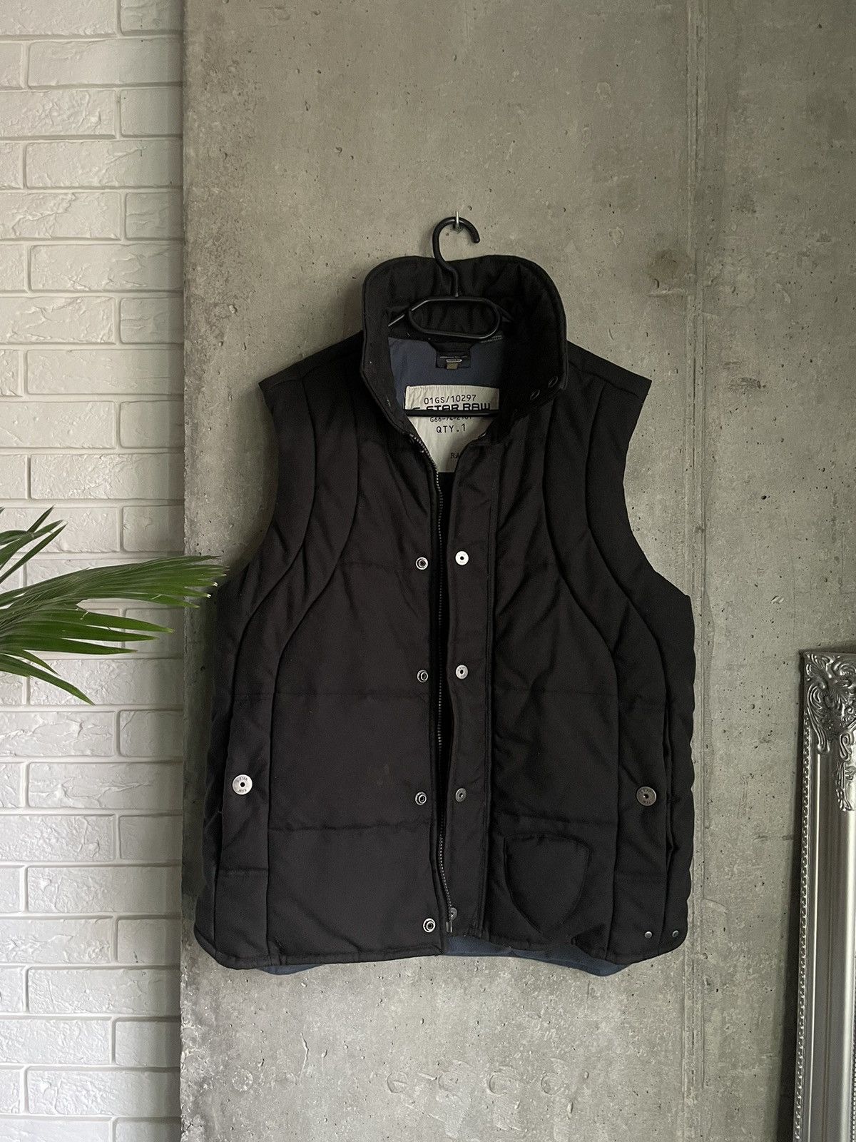 G-Star × Vintage Vintage Gstar Raw Puffer Rafter Vest Balenciaga Style Y2k Size US L / EU 52-54 / 3 - 6 Thumbnail