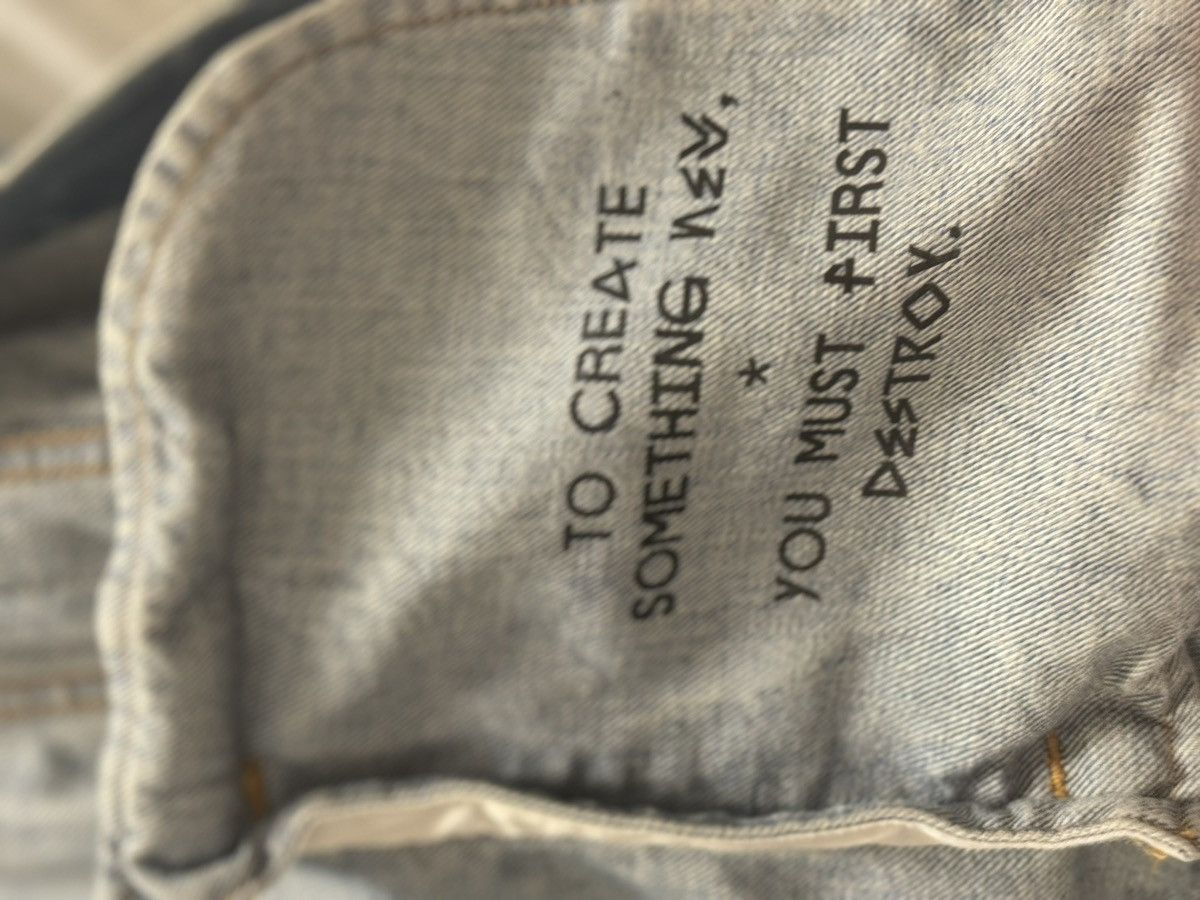 Ben Taverniti Unravel Project Assymetric Denim Jacket Size US XL / EU 56 / 4 - 13 Thumbnail