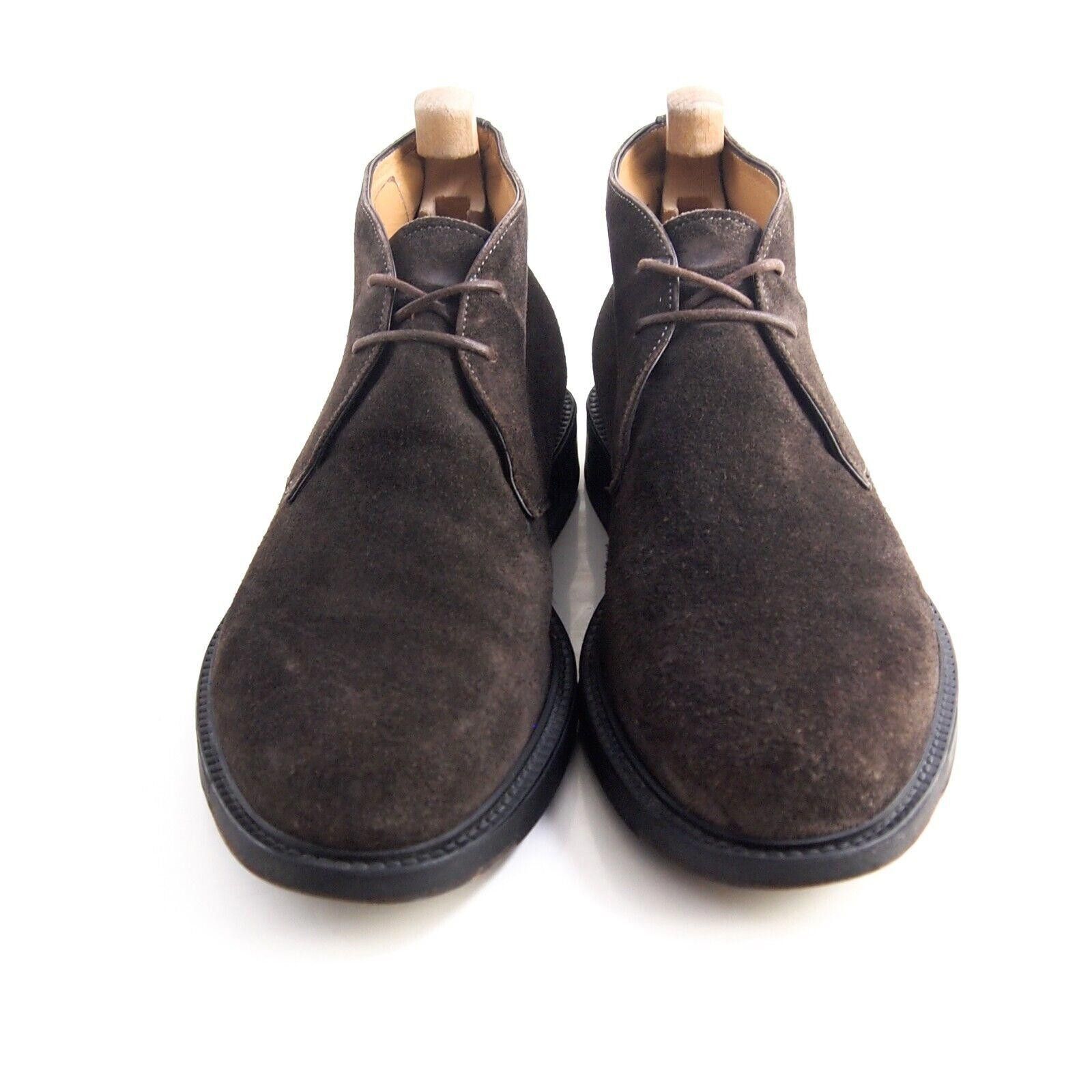 Santoni Santoni Chukka Ankle Boots Brown Suede Mens US 10 EU 43 F Size US 10 / EU 43 - 3 Thumbnail