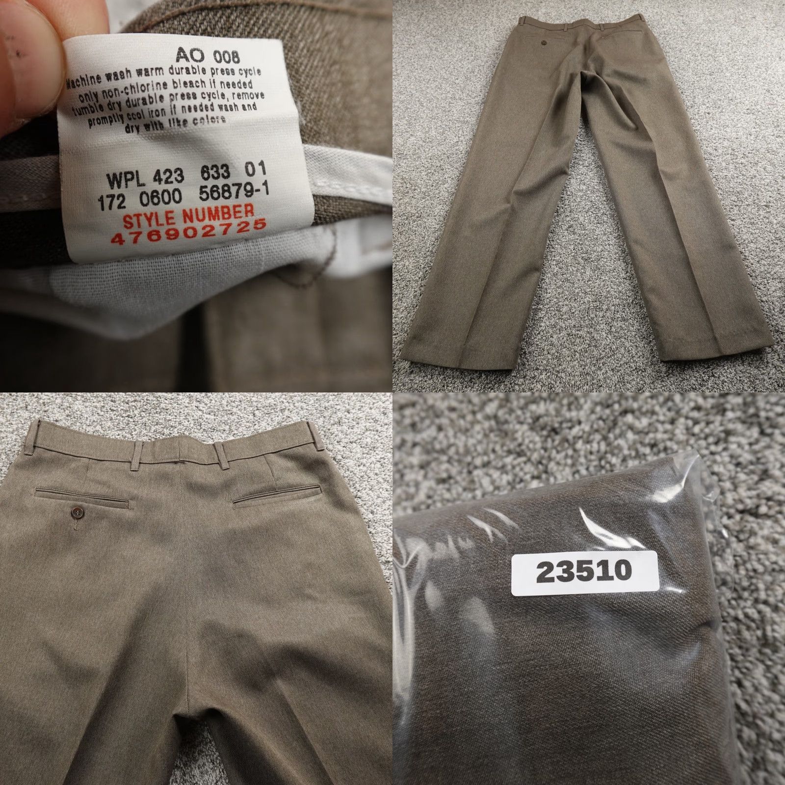 Levi's VTG Levi's Pants Mens 36X32 Brown Action Slacks Chino Dress Trousers Work 90s Y2K Dress Pants Regular Brown 36 Mens Size US 36 / EU 52 - 8 Thumbnail