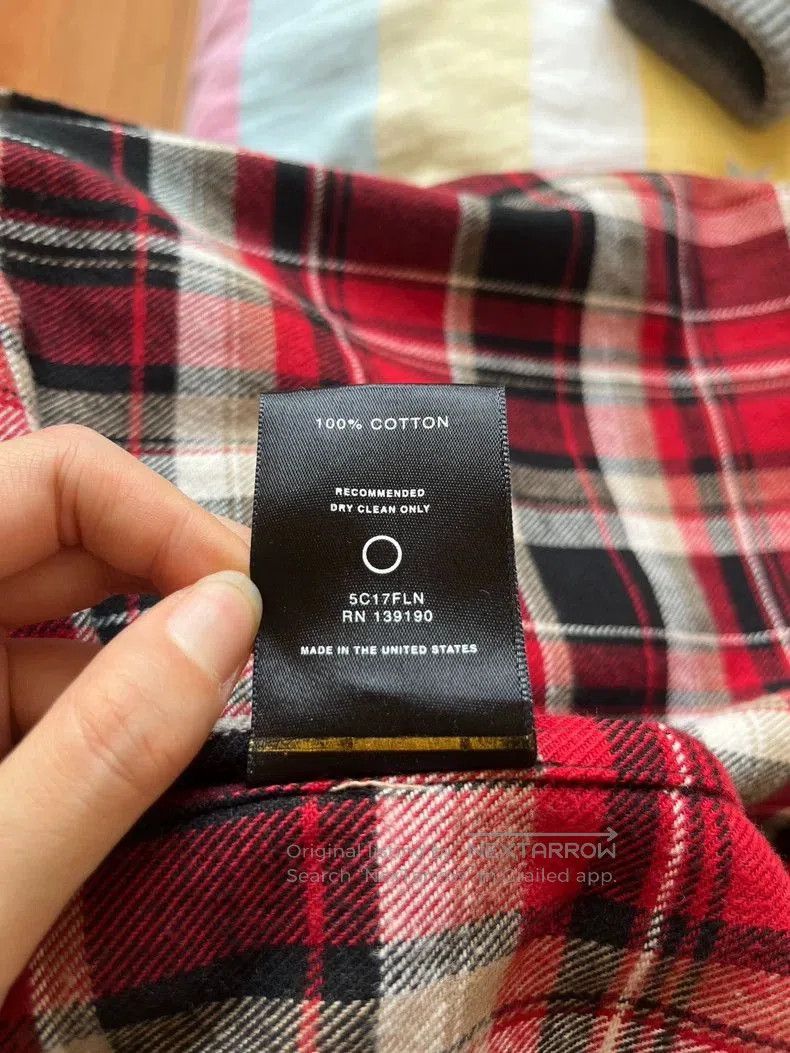 Fear of God Fear of God 5th Collar Denim Flannel Shirt. Size US S / EU 44-46 / 1 - 4 Thumbnail