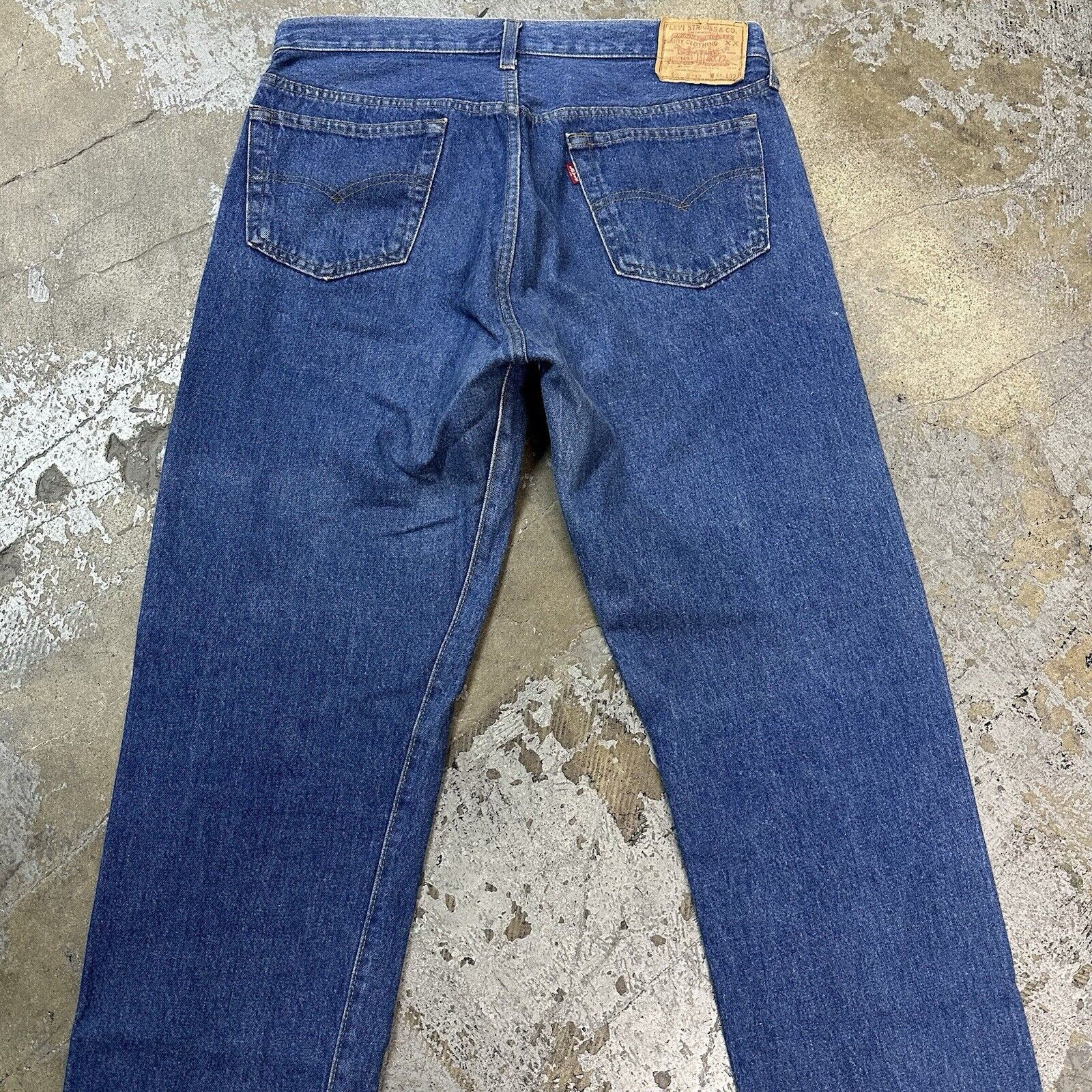 Levi's × Vintage Vintage Levi’s 501 Faded Dark Wash Denim Jeans 36x32 Size US 36 / EU 52 - 5 Thumbnail