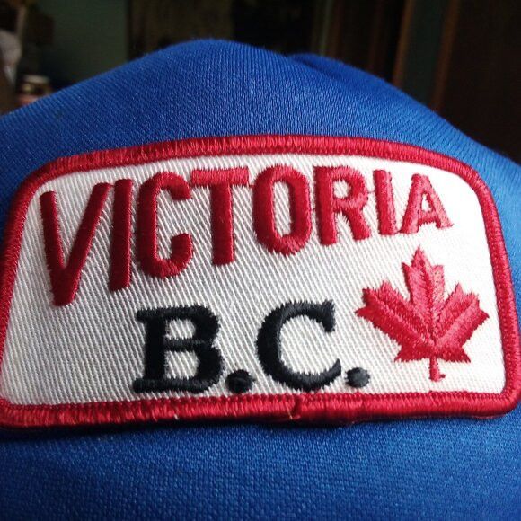 Other DS Vintage Victoria British Colombia Patch Snap Trucker Hat Size ONE SIZE - 2 Thumbnail