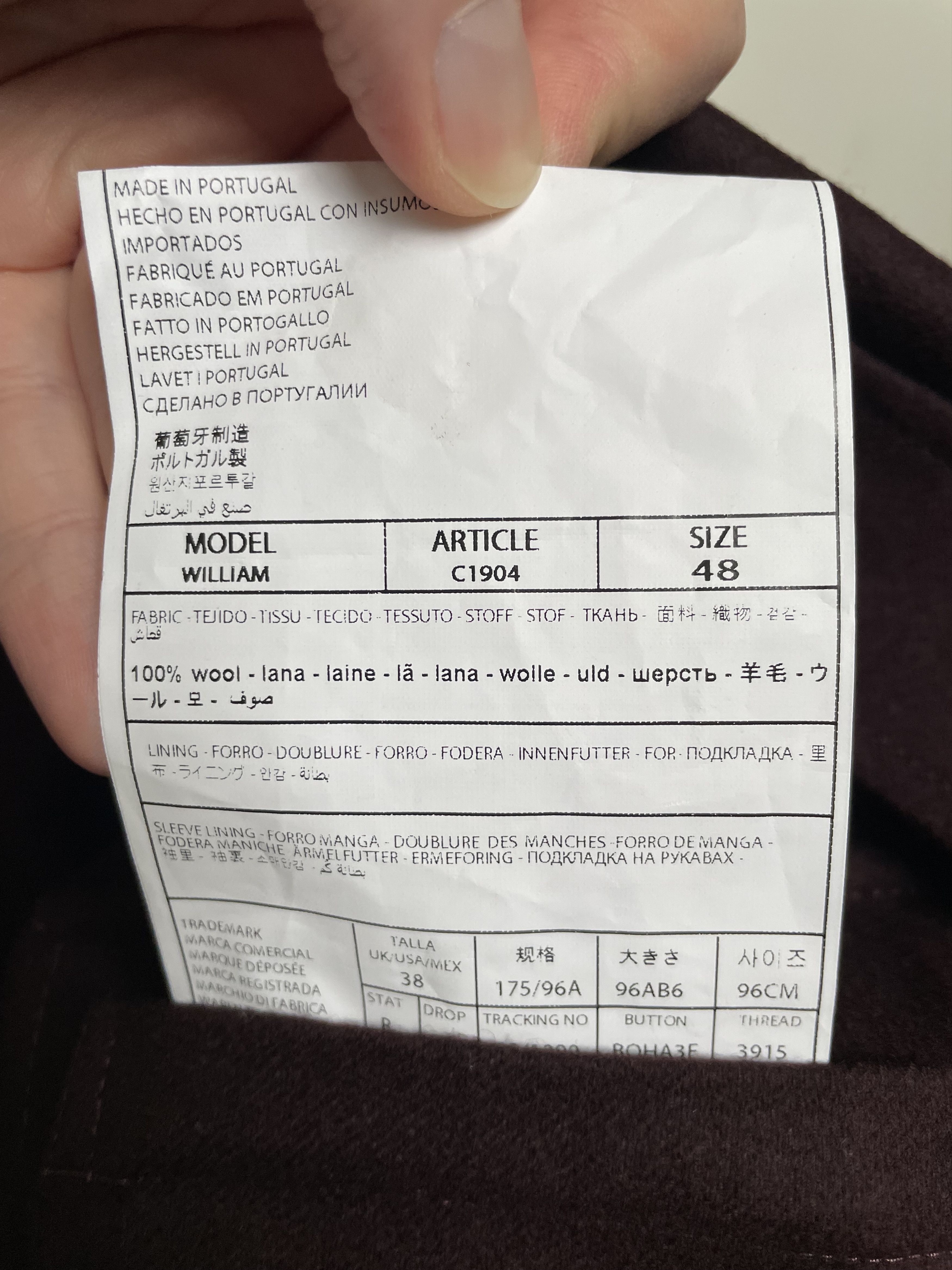 Suitsupply [NO US TAX] NWT Suitsupply flannel shirt jacket, 38R\EU48 Size US M / EU 48-50 / 2 - 6 Thumbnail