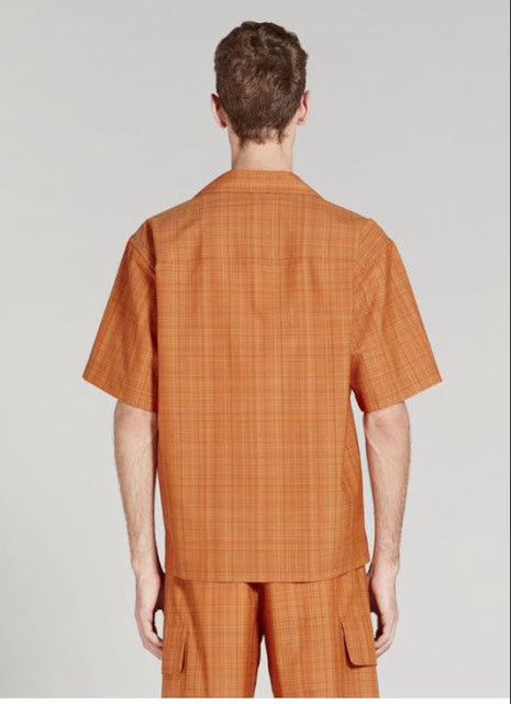 Marni o1w1db11024 Short-Sleeved Shirt in Orange Size US S / EU 44-46 / 1 - 2 Thumbnail