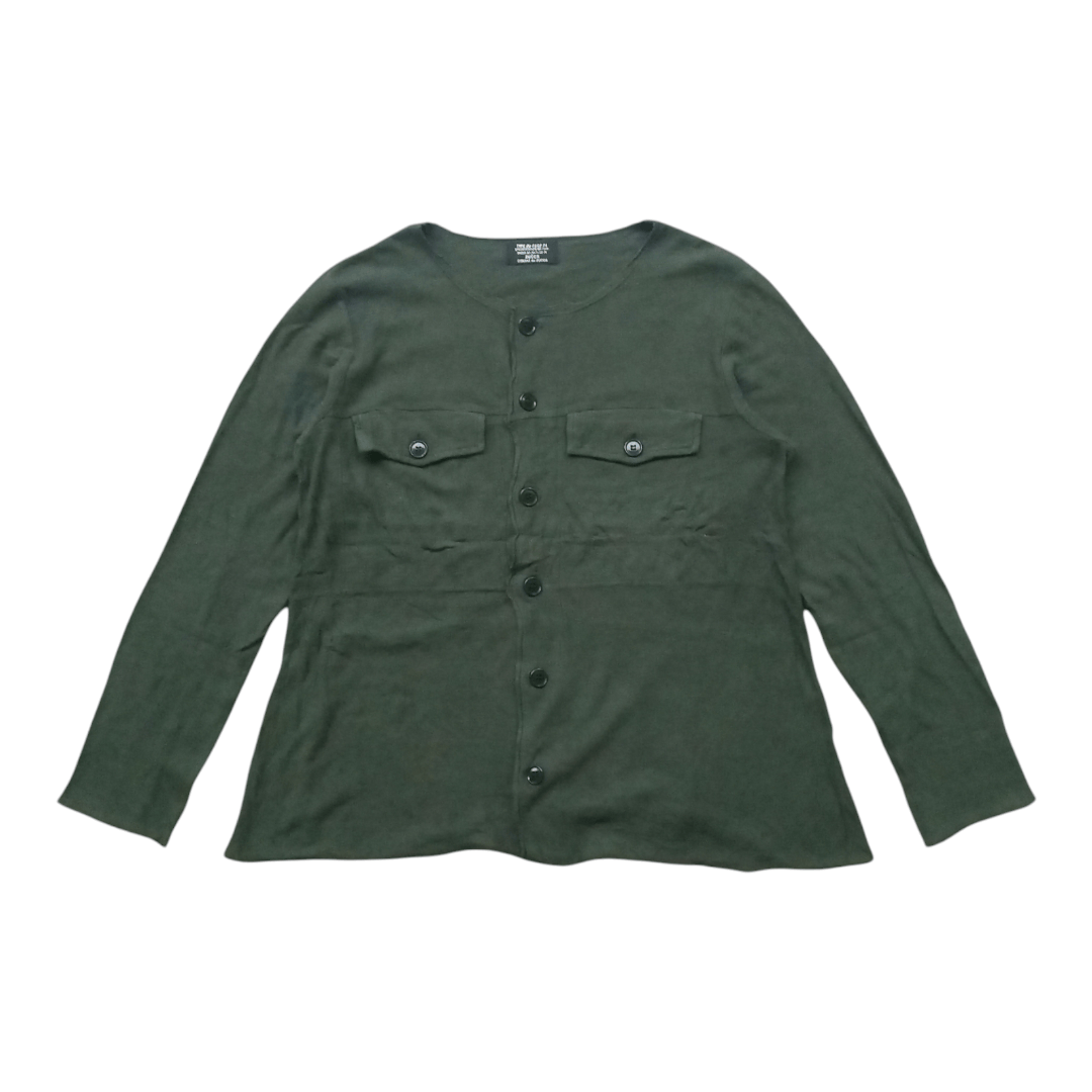CABANE de ZUCCa Cabane De Zucca - Og107 Collar Long Sleeve Shirt Size M / US 6-8 / IT 42-44 - 1 Thumbnail