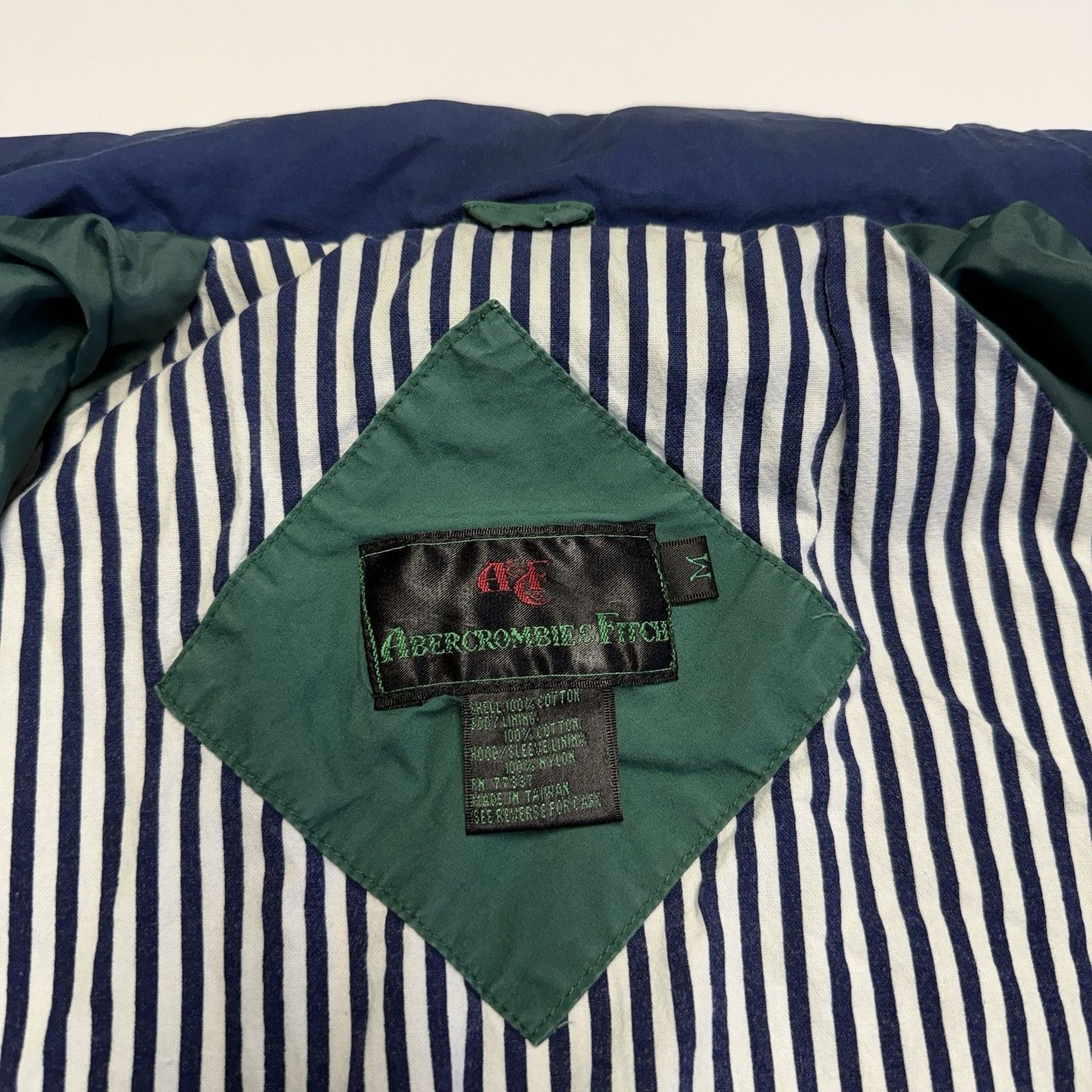 Abercrombie & Fitch Vintage Abercrombie & Fitch Jacket Mens Medium Green Full Zi Size US M / EU 48-50 / 2 - 9 Thumbnail