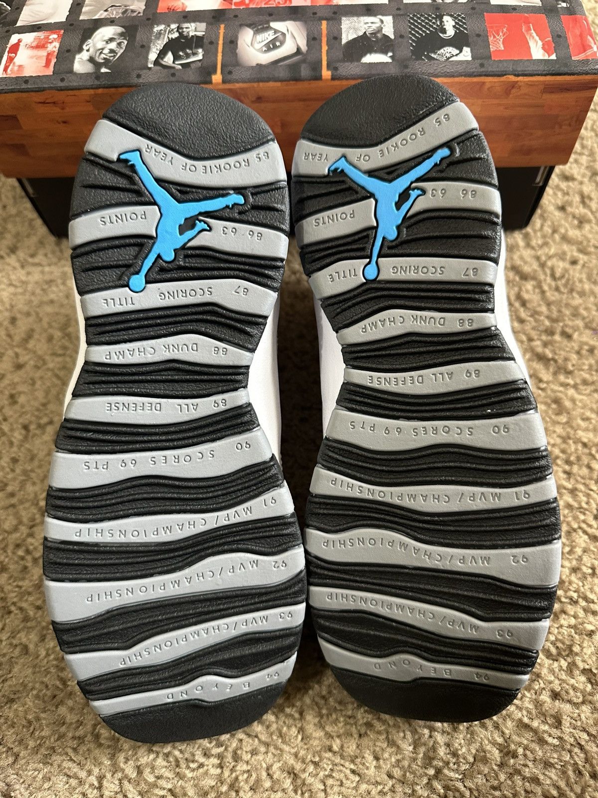 Jordan Brand Size 6.5 - Jordan 10 Retro Steel (2025) (GS) (IB7359-104) Size US 6.5 / EU 39-40 - 5 Thumbnail