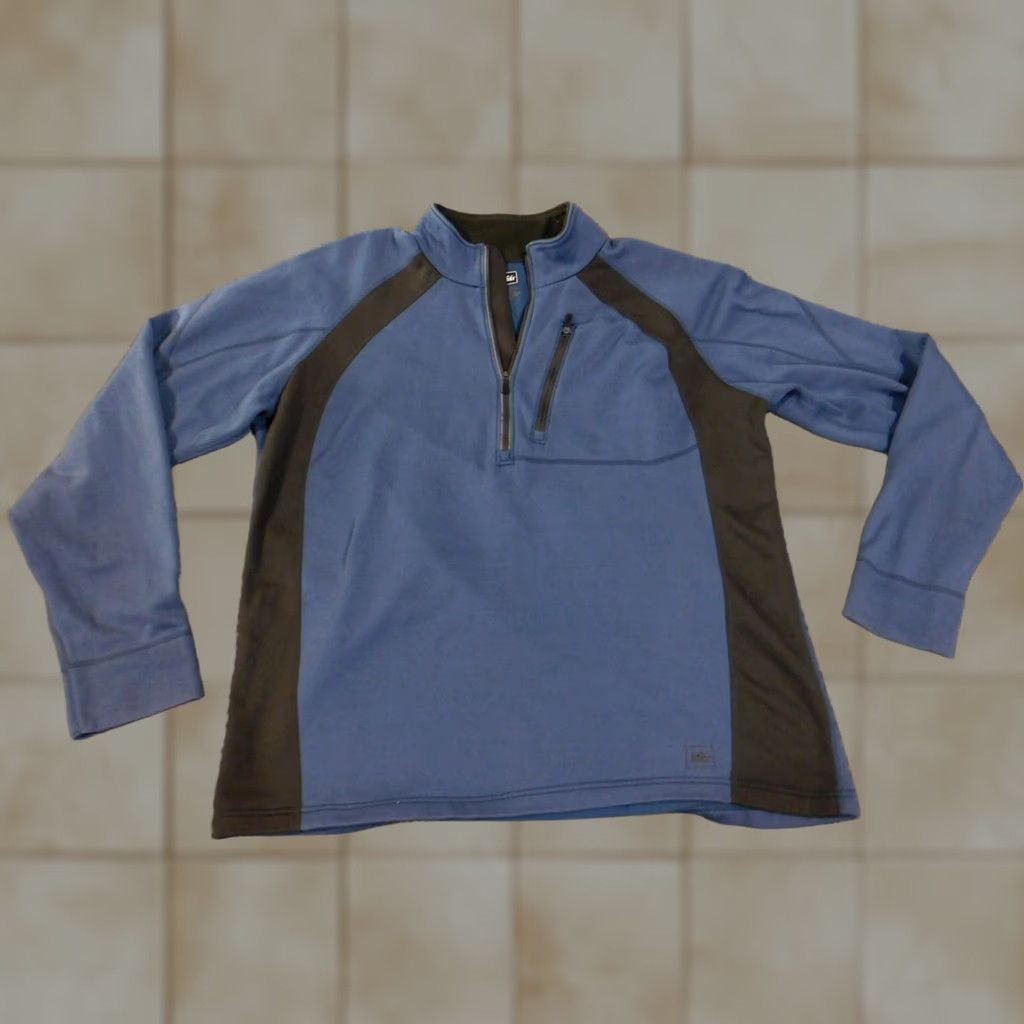 Under Armour Under Armour Mens XL Blue 1/4 Zip Pullover Sweatshirt Knit Zip Logo Size US XL / EU 56 / 4 - 1 Thumbnail