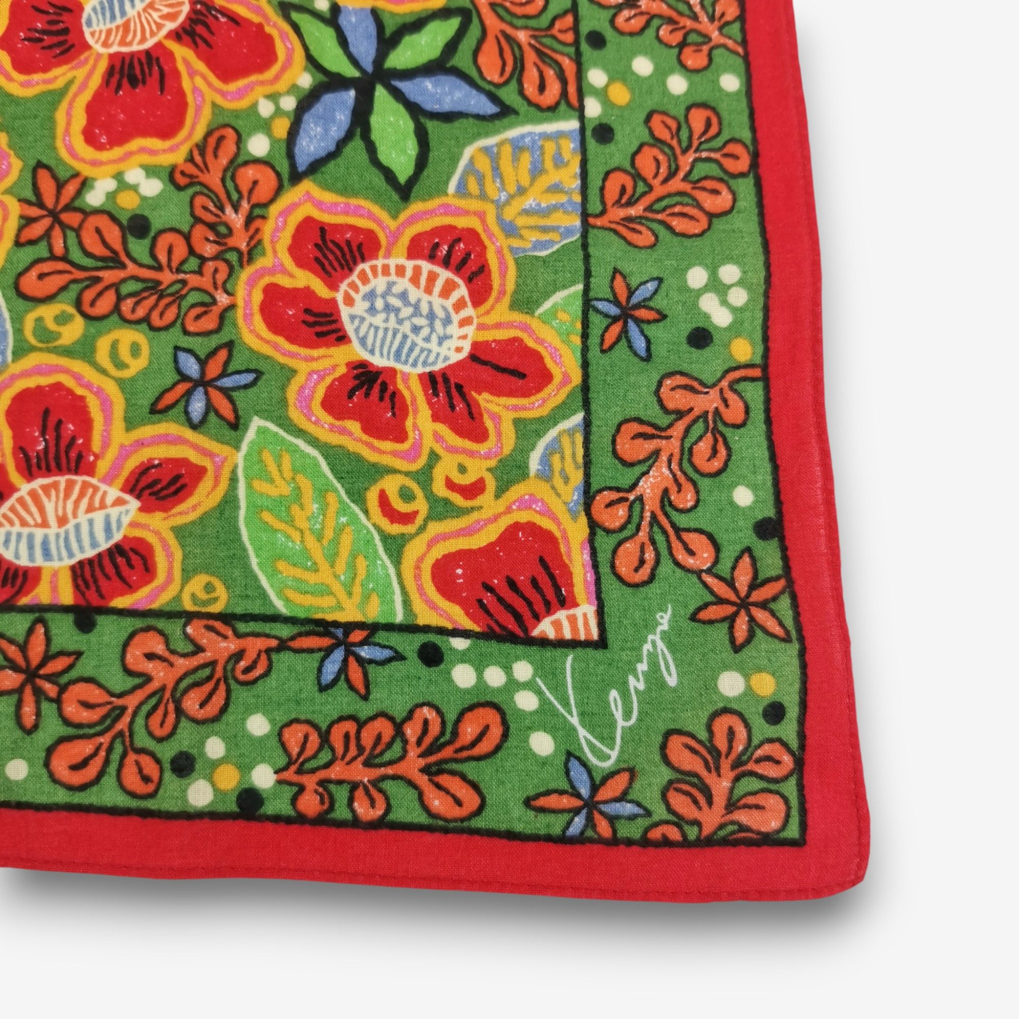 Kenzo Vintage Kenzo Handkerchief Bandana Neckerchief Size ONE SIZE - 2 Thumbnail