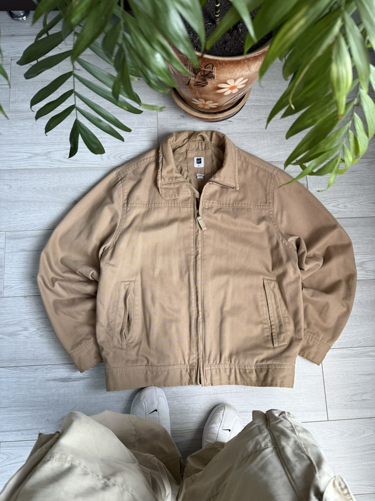 Gap × Vintage Vintage denim bomber jacket gap styled Carhartt Detroit 90’s Size US L / EU 52-54 / 3 - 1 Thumbnail