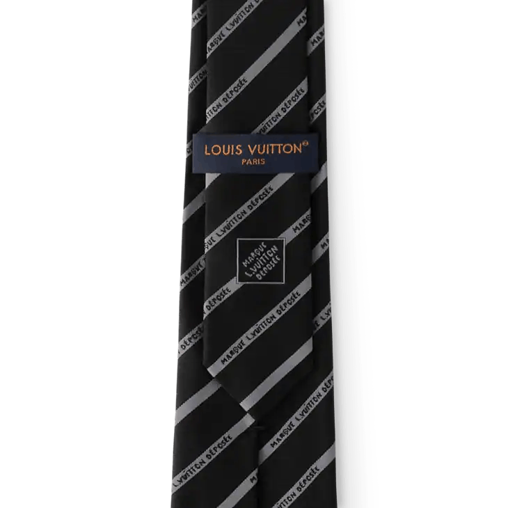 Louis Vuitton Marque L.Vuitton Deposée Stripes Tie Size ONE SIZE - 4 Thumbnail