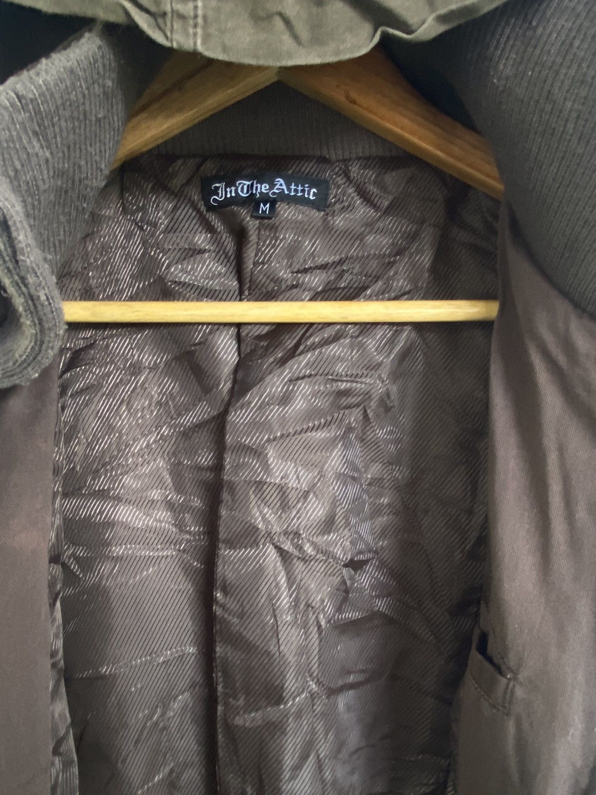 In The Attic × Japanese Brand In The Attic Distressed Long Jacket Hoodie Size US M / EU 48-50 / 2 - 19 Thumbnail