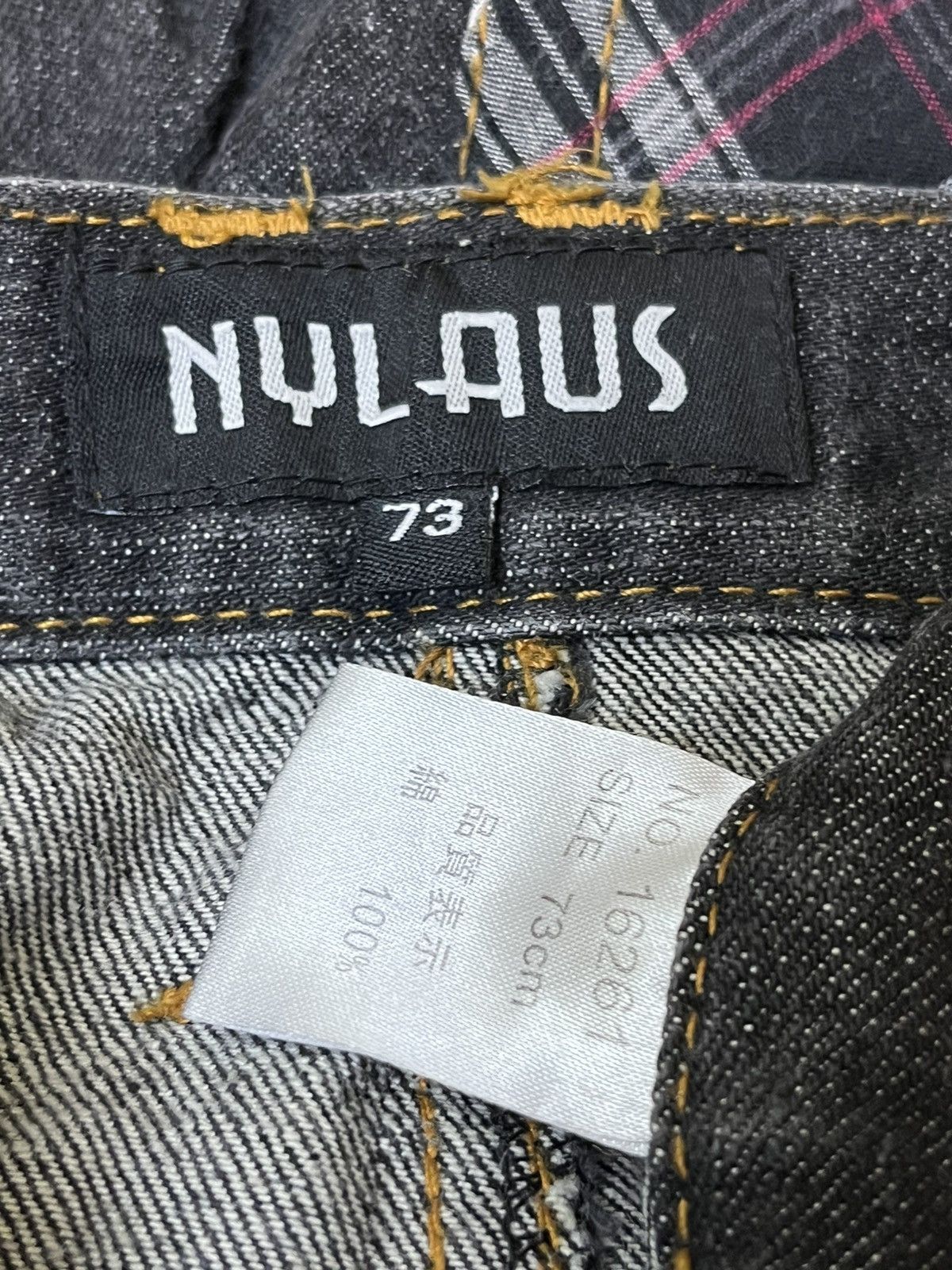 Le Grande Bleu (L.G.B.) SICK🔥JAPANESE BRAND "NYLAUS JEANS" DOUBLE WAIST JEANS/DENIM Size US 28 / EU 44 - 20 Thumbnail