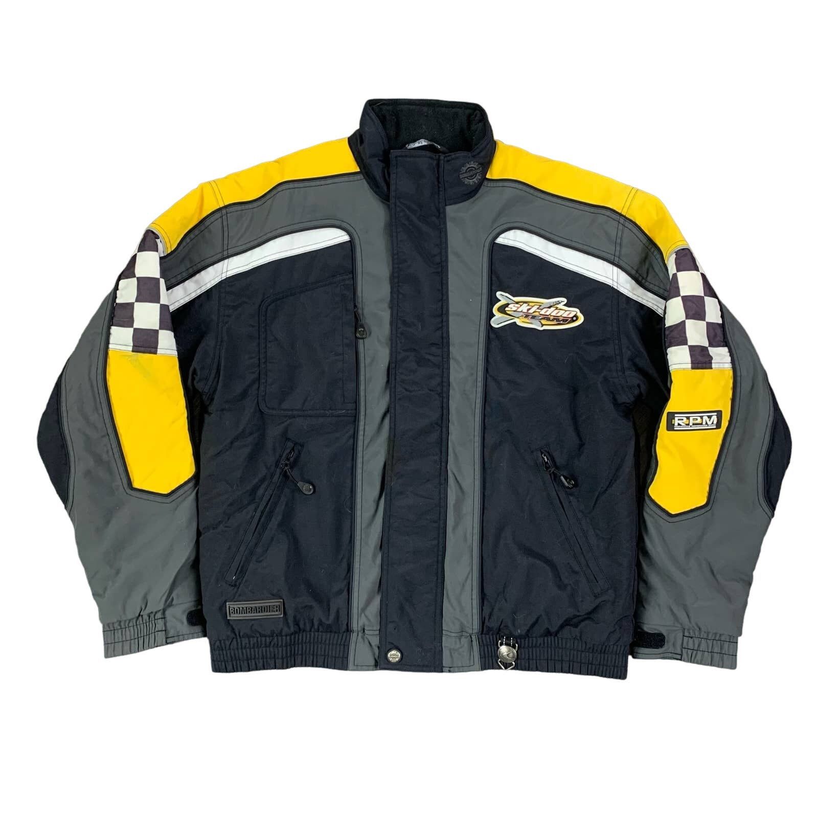 image of Canada x Vintage Skidoo Snowmobile Jacket M 90's in Black, Men's (Size Medium)