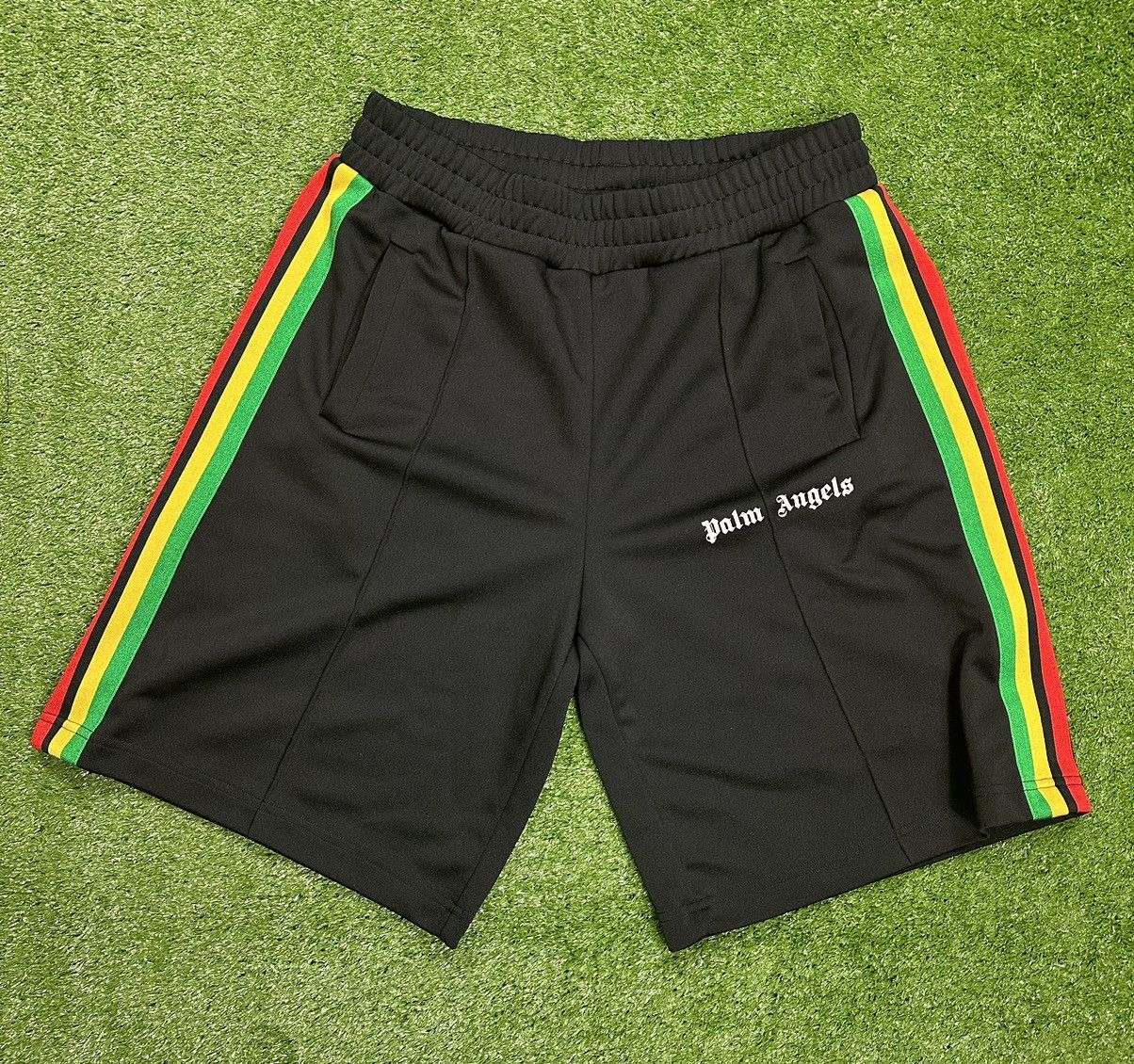 Palm Angels Rainbow sale Track Shorts