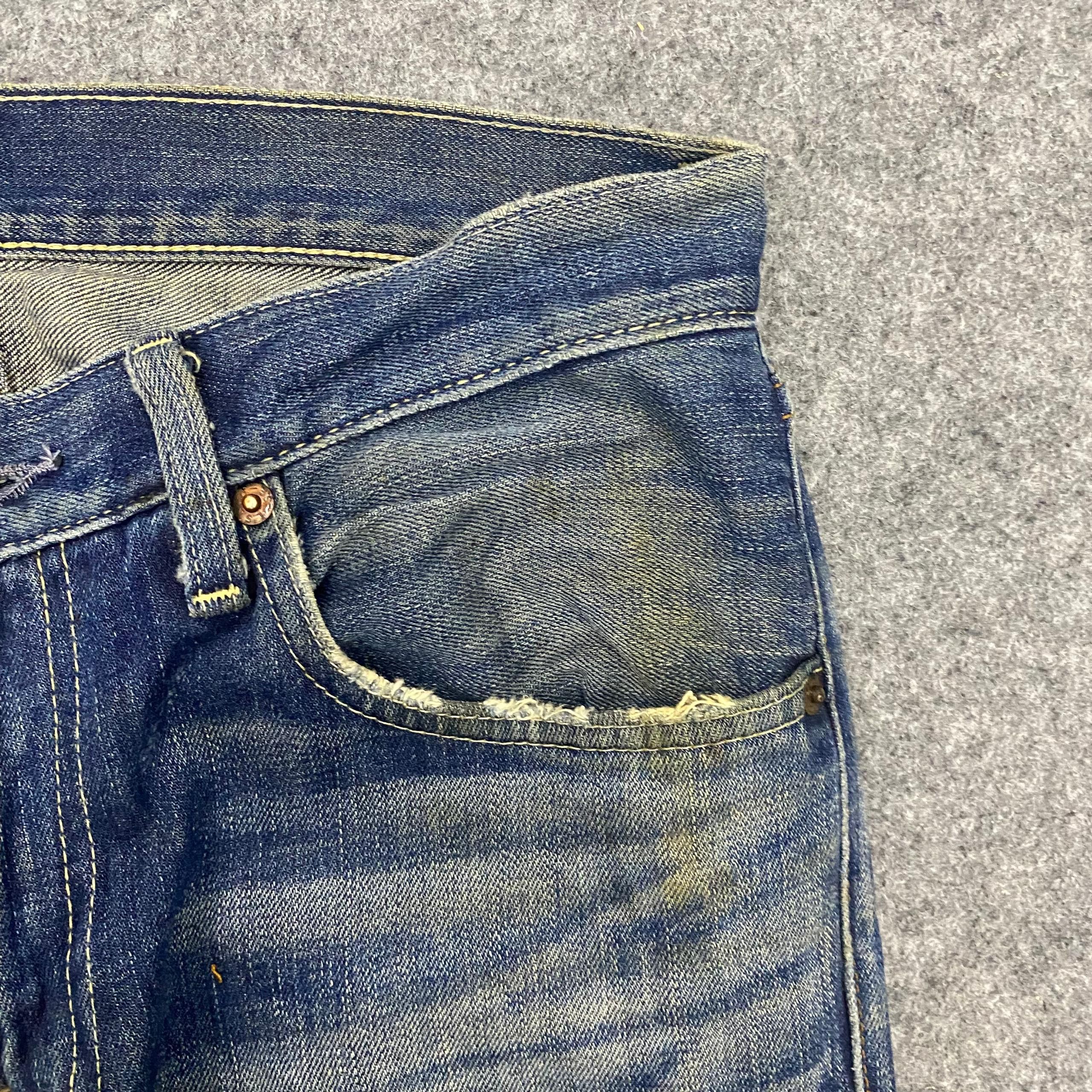 Levi's Vintage Levis 503 Distressed Denim Kurt Cobain Style Size US 30 / EU 46 - 9 Thumbnail