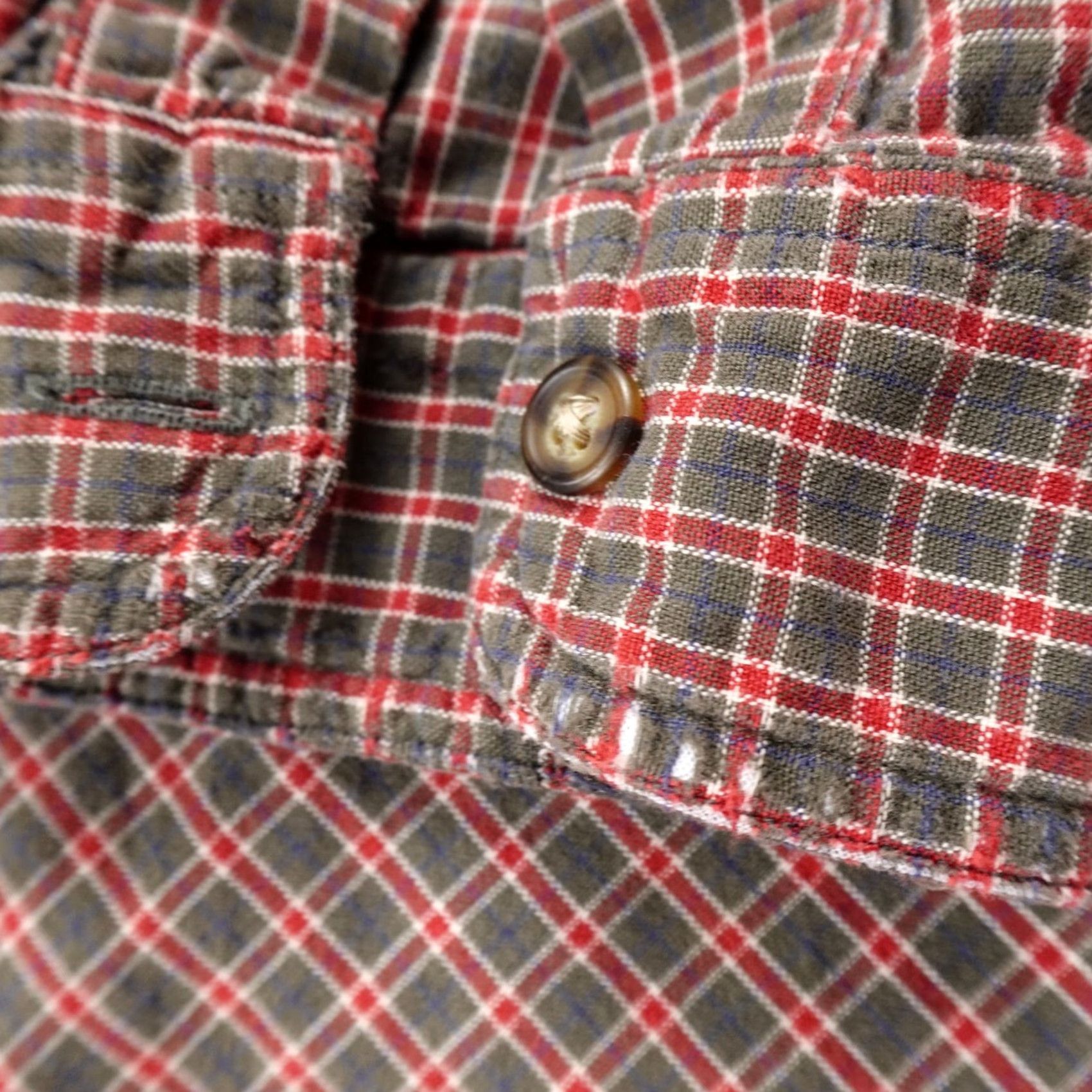 Abercrombie & Fitch VINTAGE Abercrombie & Fitch Shirt Mens XL Red Long Sleeve Button-Up 90s Y2K 00s Size US XL / EU 56 / 4 - 5 Thumbnail
